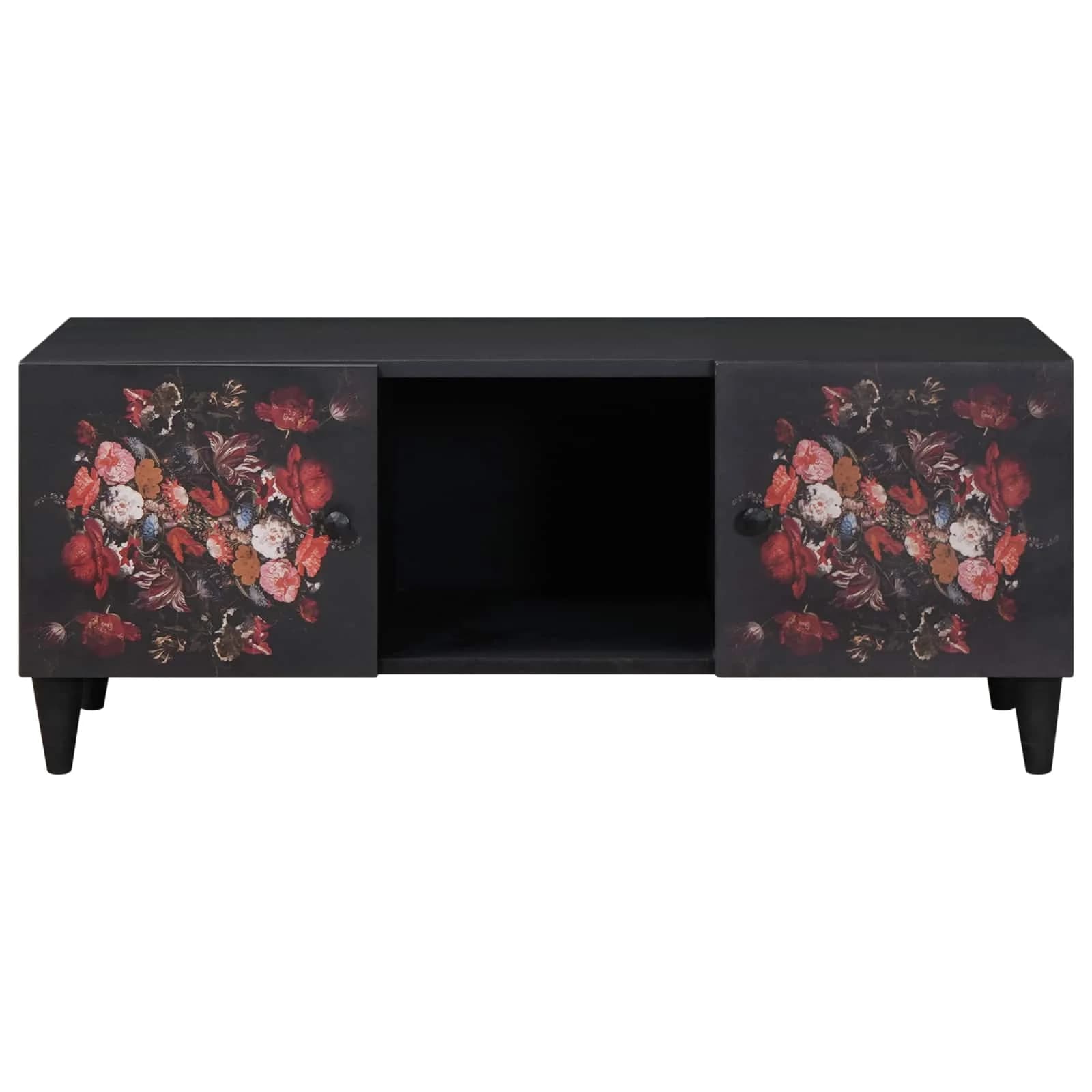 Klubska miza večbarvno 100 x 54 x 40 cm Masiven les manga - slika 3