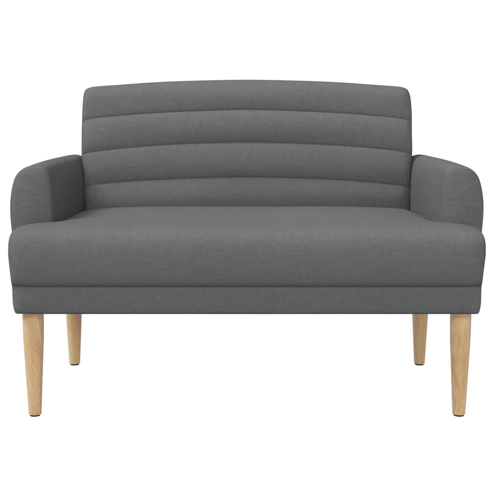 Dvojnica s gumbi Temno siva 116 x 67 x 80 cm Blago - slika 3