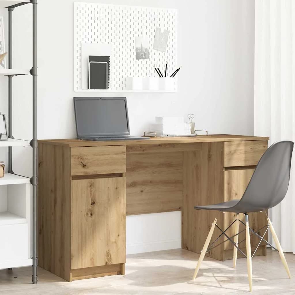 Miza artisan hrast Inženirski les 140 x 49 x 76 cm