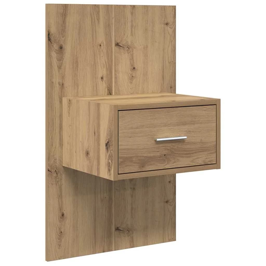 Nočna omarica 2 kos Umetni hrast 50 x 32,5 x 80 cm - slika 6