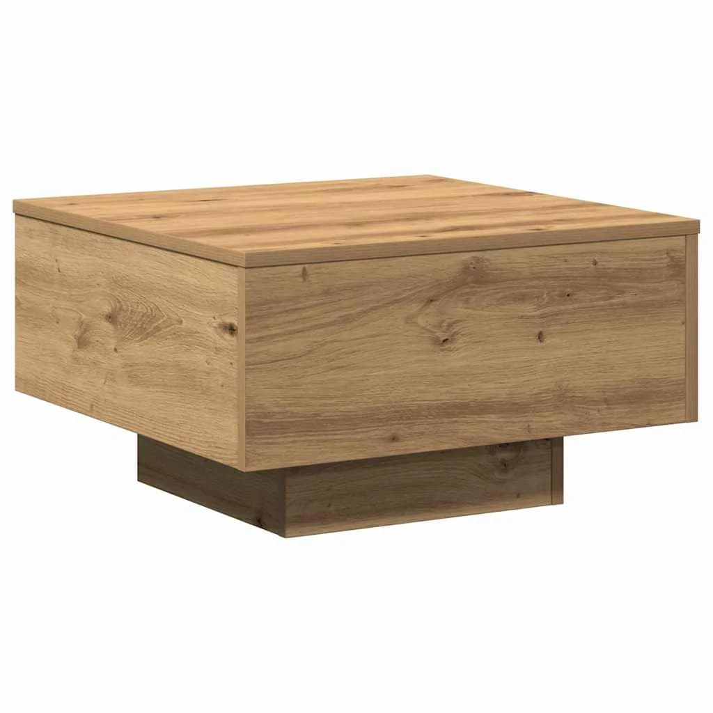 Klubska miza Umetni hrast 55 x 55 x 31 cm - slika 2