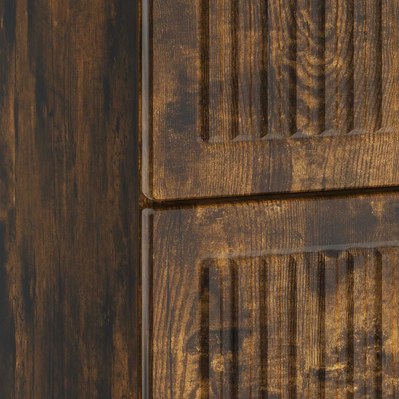 Nočna omarica Dimljen hrast 62 x 34,5 x 47,5 cm Inženirski les - slika 8