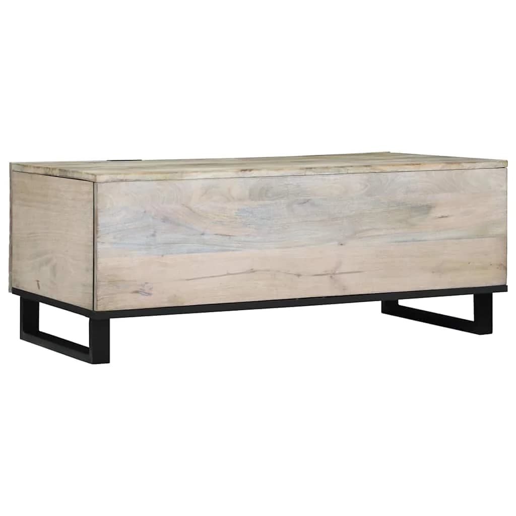 Klubska miza Bela 100 x 54 x 40 cm Inženirski les - slika 5