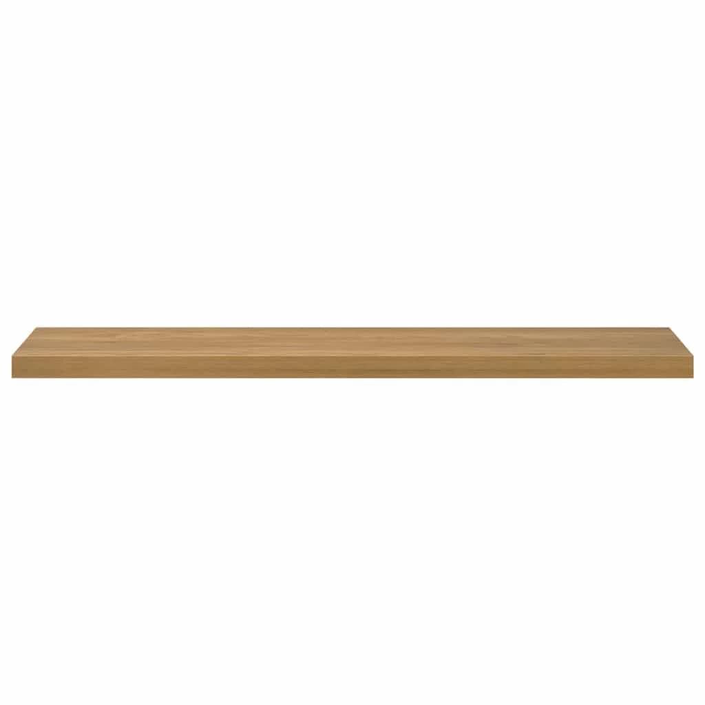 Stenska polica Montaža za steno 2 kos Rjava 120 x 23,5 x 3,8 cm - slika 7