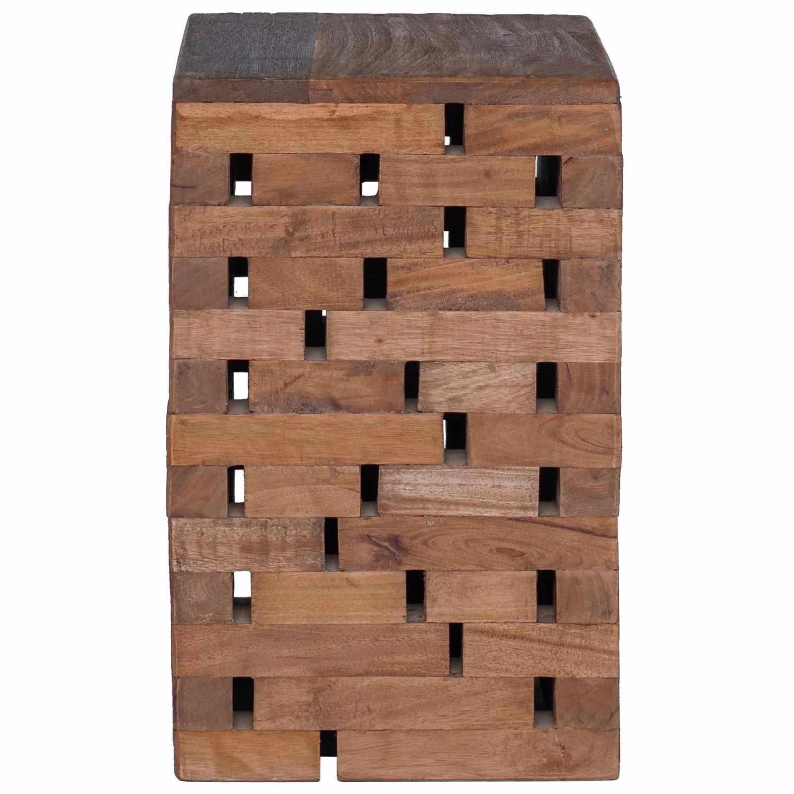 Stolica Naravna 29 x 29 x 48 cm Trden predelan les - slika 5