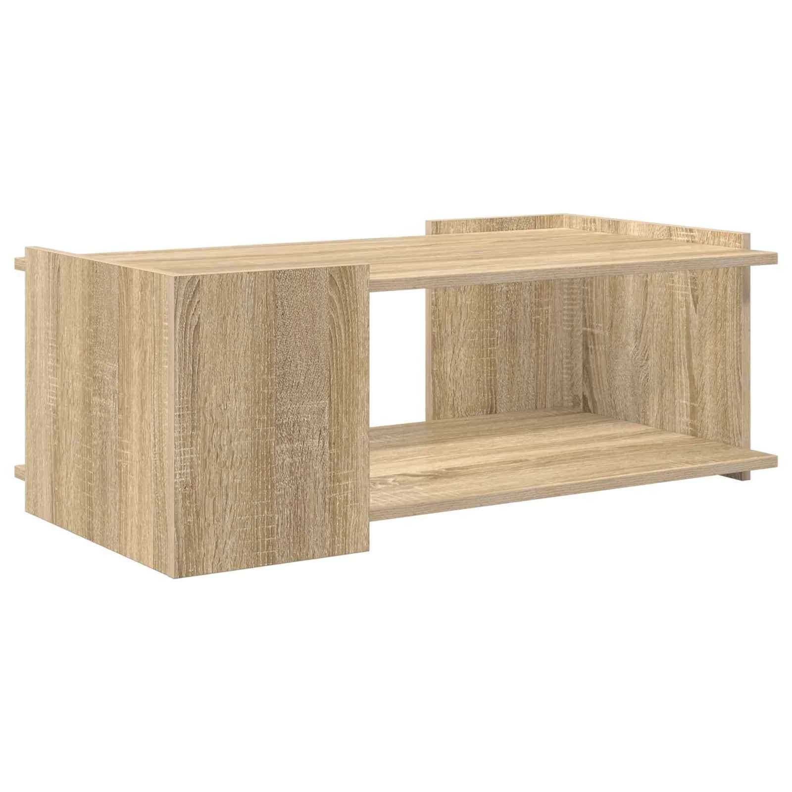 Klubska miza Sonoma hrast 90 x 50 x 33 cm Inženirski les - slika 7