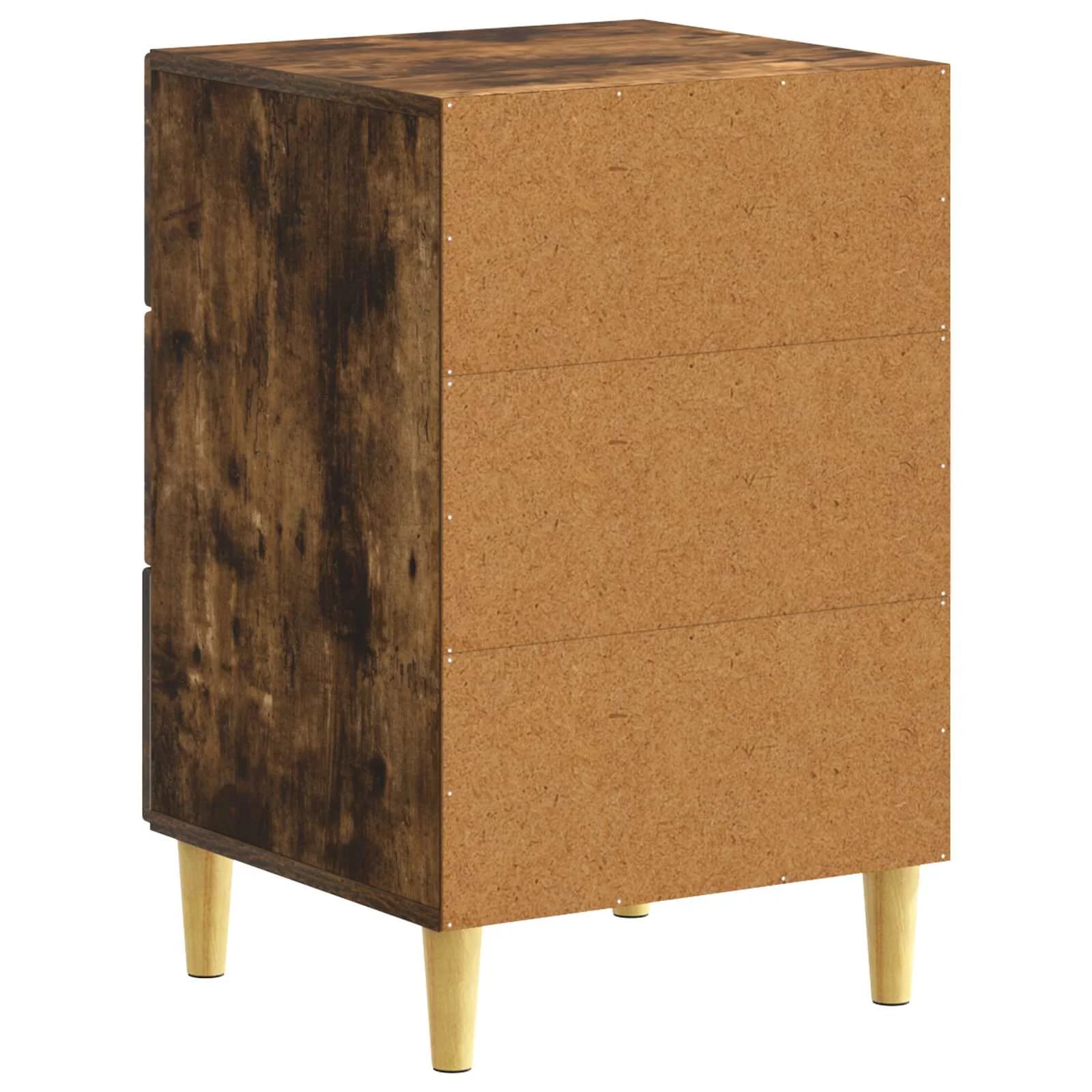Nočna omarica Dimljen hrast 43 x 39,5 x 66,5 cm Inženirski les - slika 6