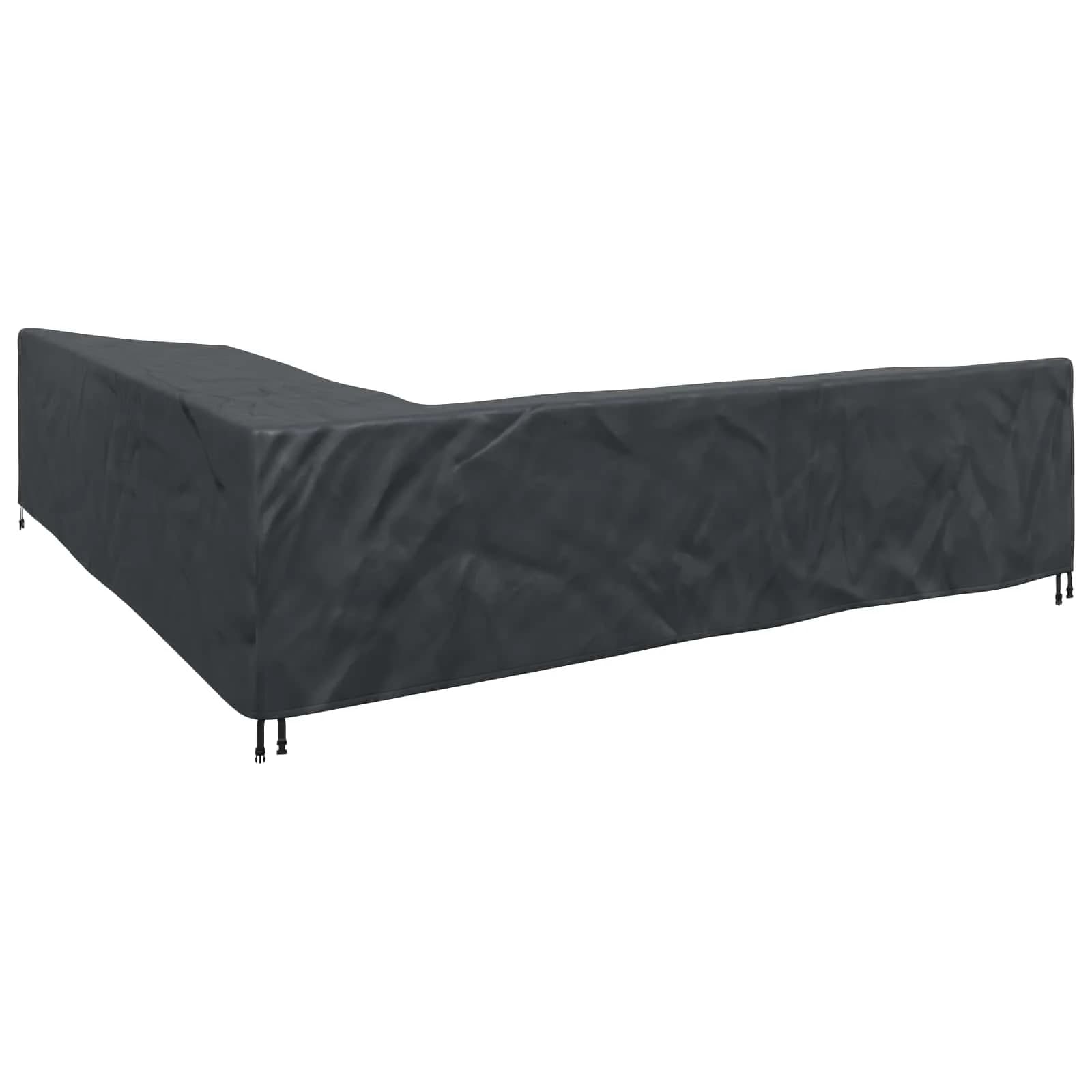 Prevleka za pohištvo Črna 325 x 325 x 80 cm 600D Oxford tkanina - slika 10