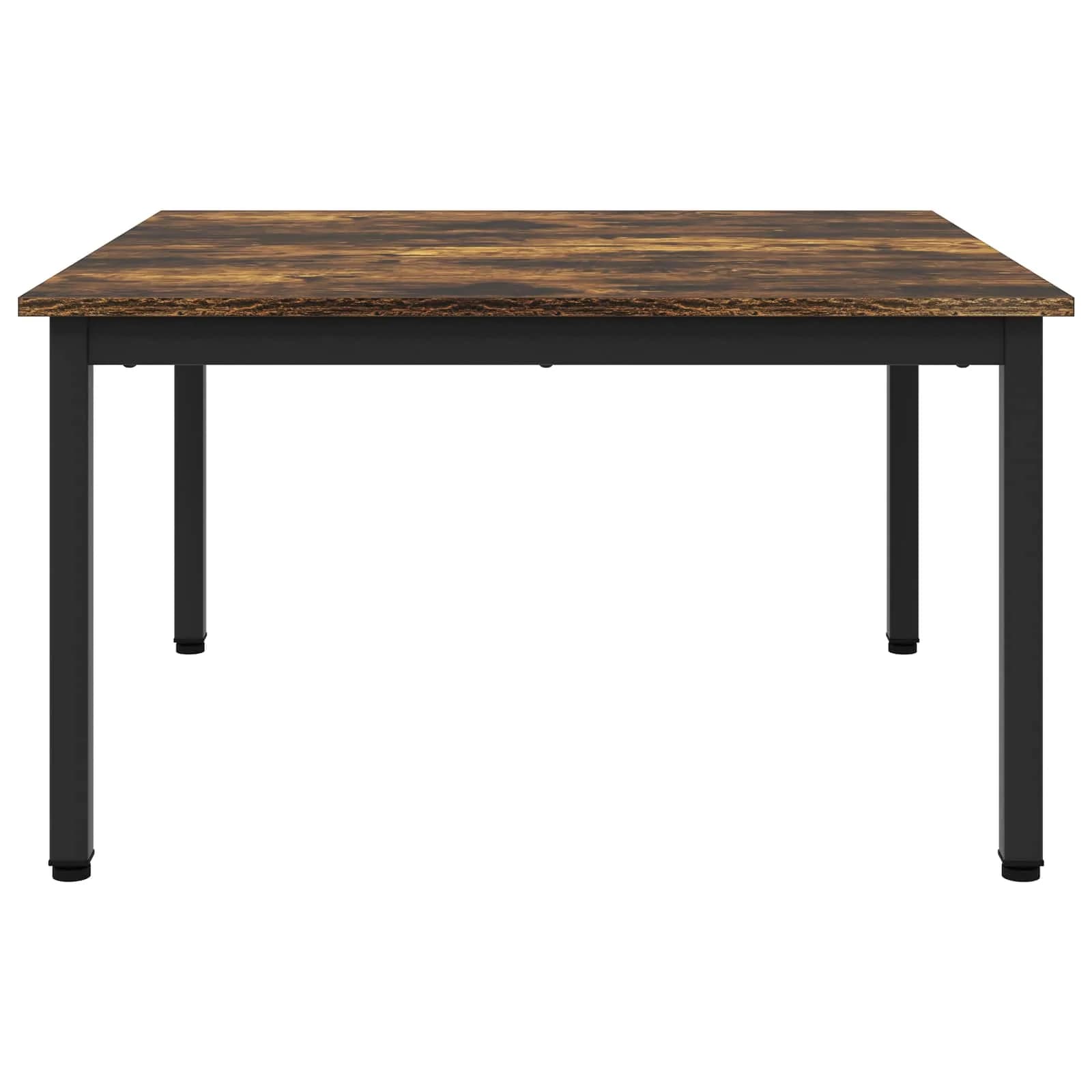 Klubska miza Dimni hrast 80 x 80 x 45 cm Inženirski les - slika 6