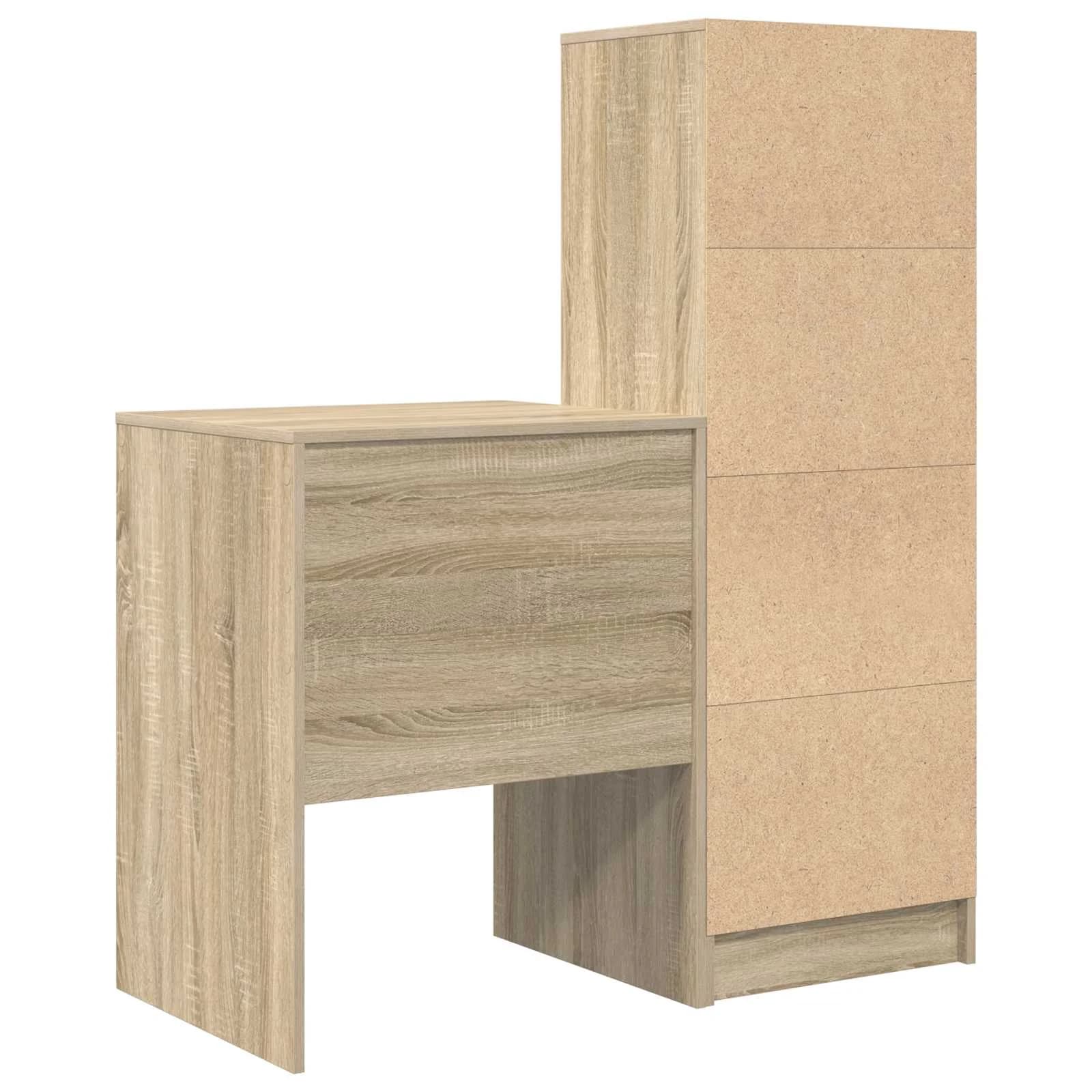 Miza Sonoma hrast 105,5 x 50 x 127 cm 2 kos - slika 9