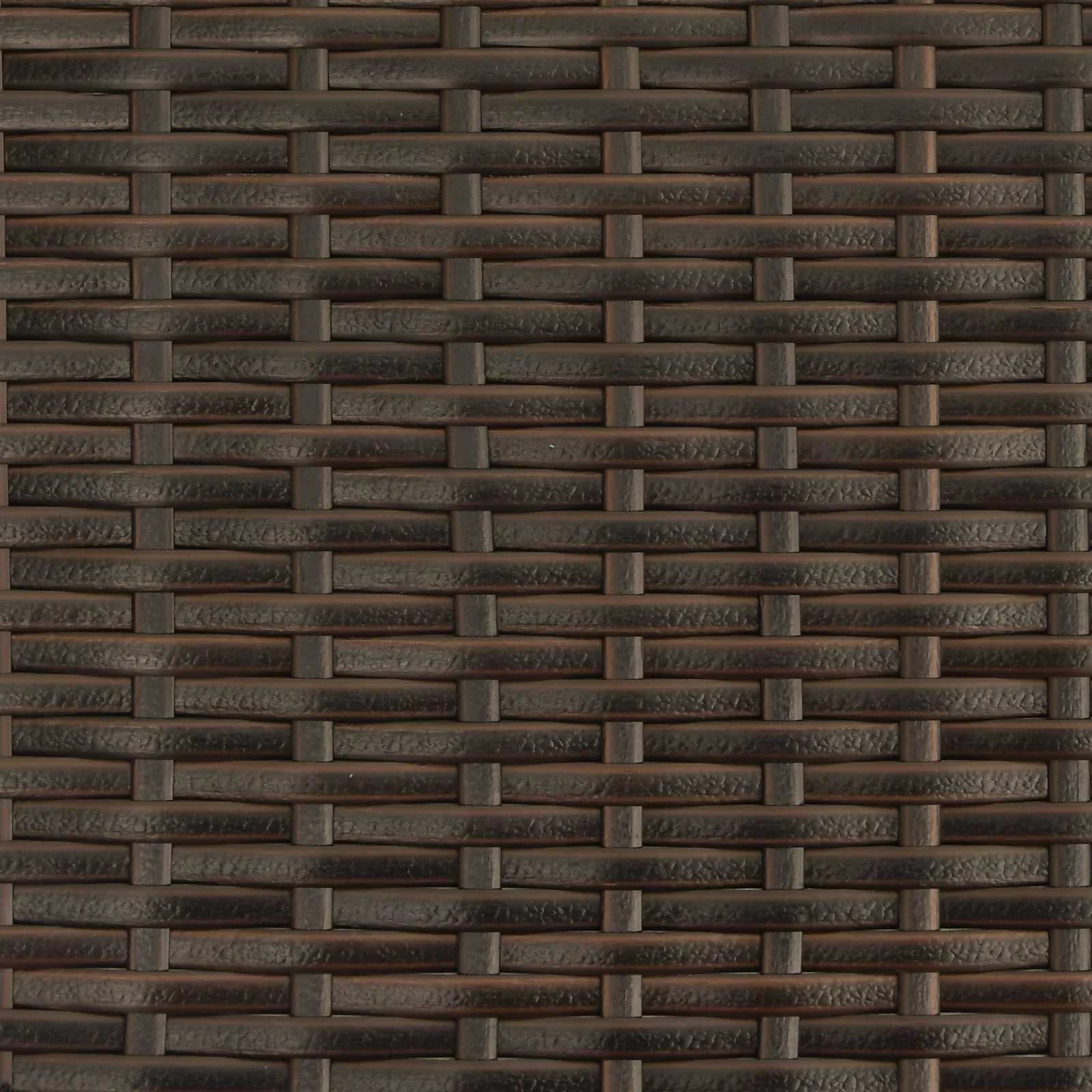 Vrtna klop Rjava in rdeča 105 x 60 x 112 cm Jeklo in poliestren - slika 10