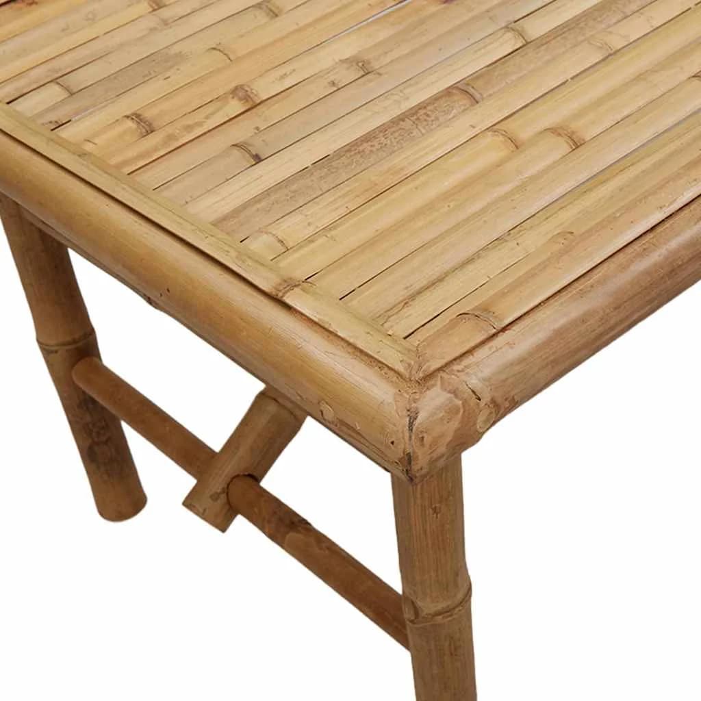 Klubska miza Rjava 110 x 50 x 43 cm Bambus - slika 9