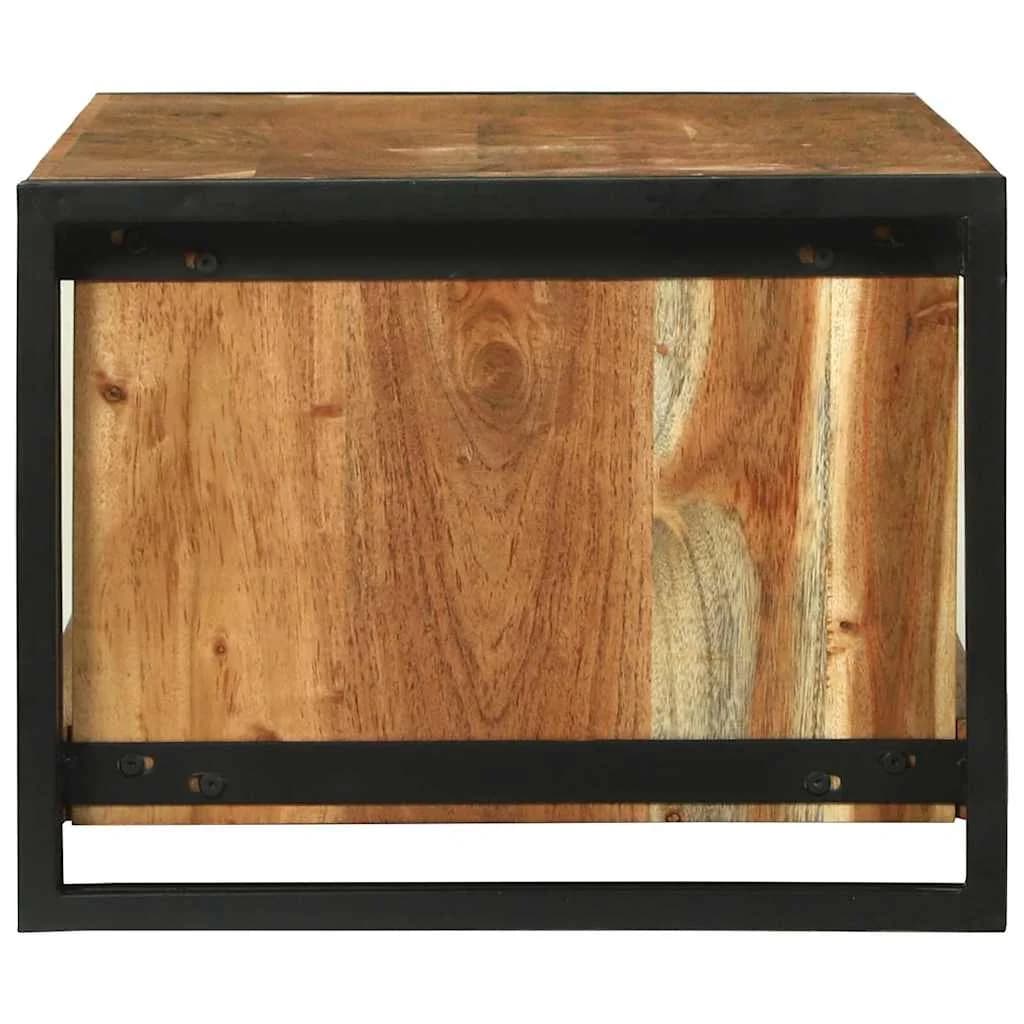 Klubska miza Rjava 120 x 50 x 38 cm Masiven les akacije - slika 4