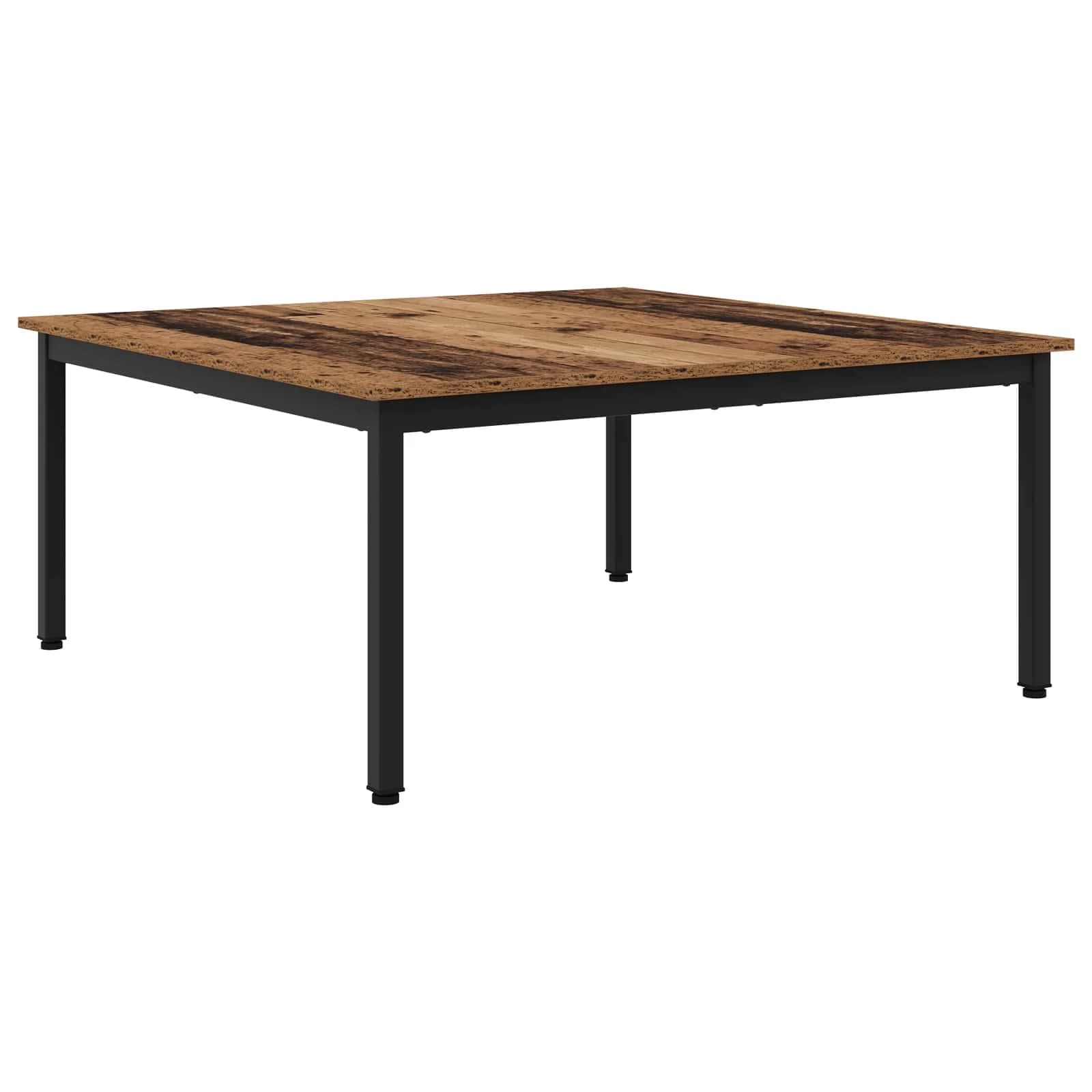 Klubska miza Star les 100 x 100 x 45 cm Inženirski les - slika 2