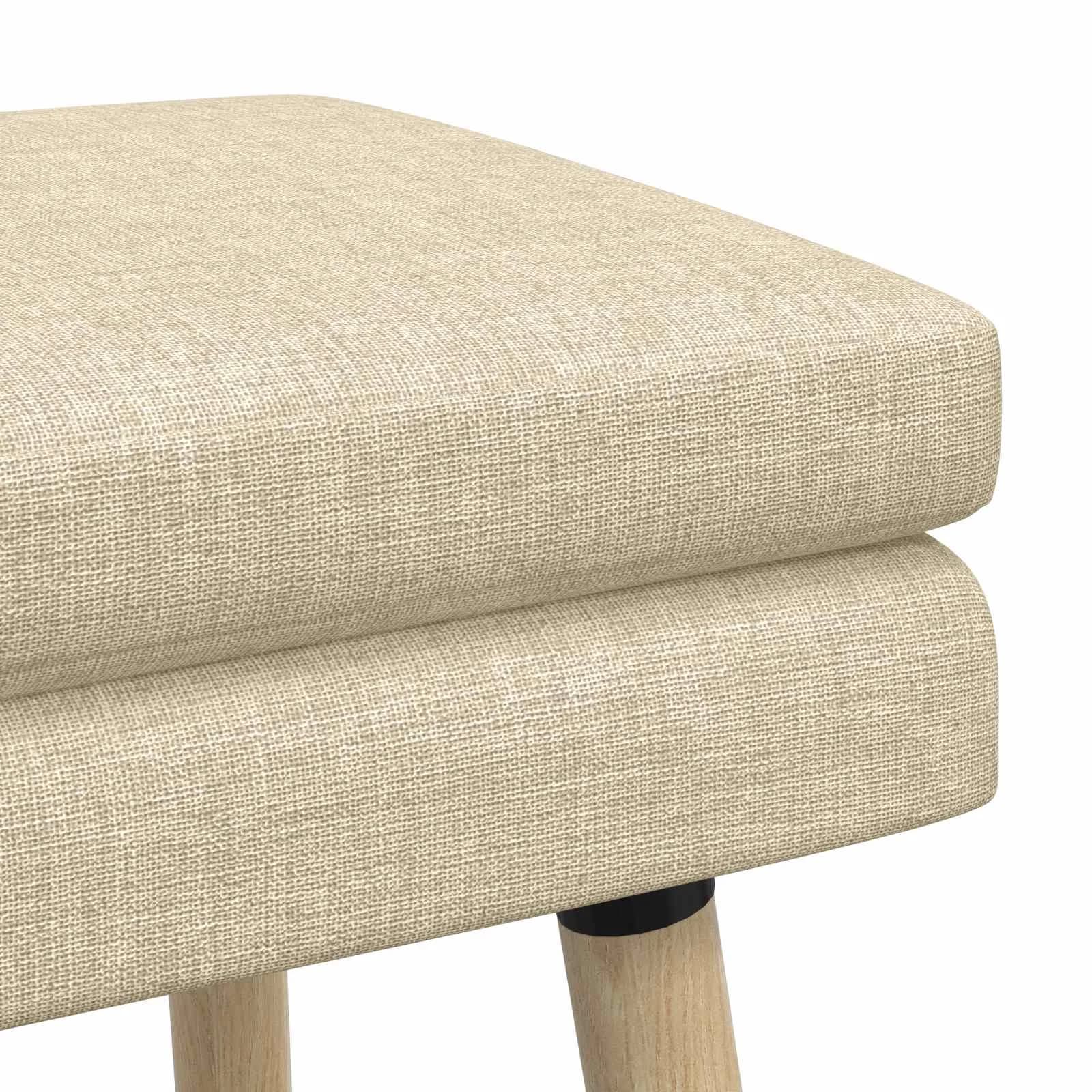 Dvojna klop Krem 110 x 40 x 47 cm Blago - slika 6