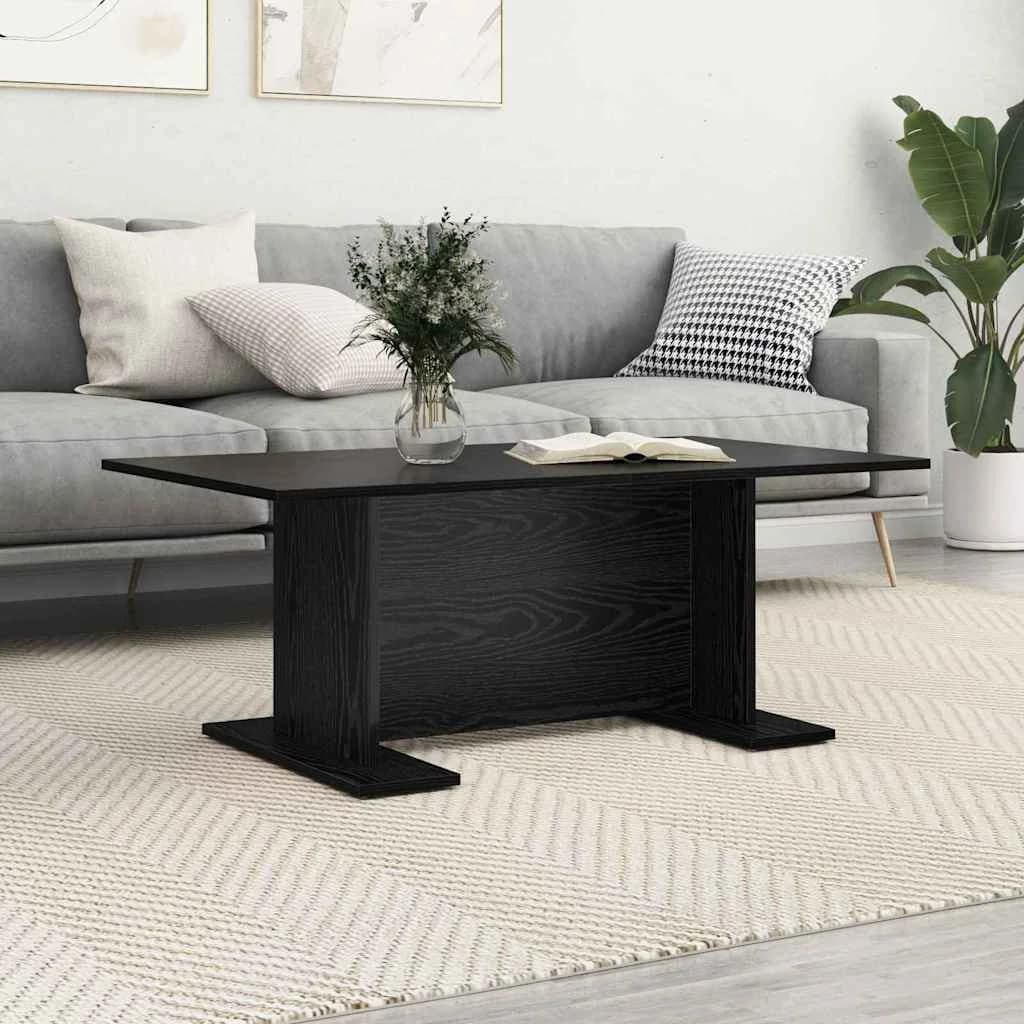Klubska miza Črni hrast 103.5 x 60 x 40 cm Inženirski les - slika 4