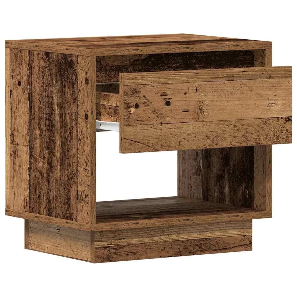 Nočna omarica 2 kos Star les 45 x 34 x 44 cm Inženirski les - slika 5