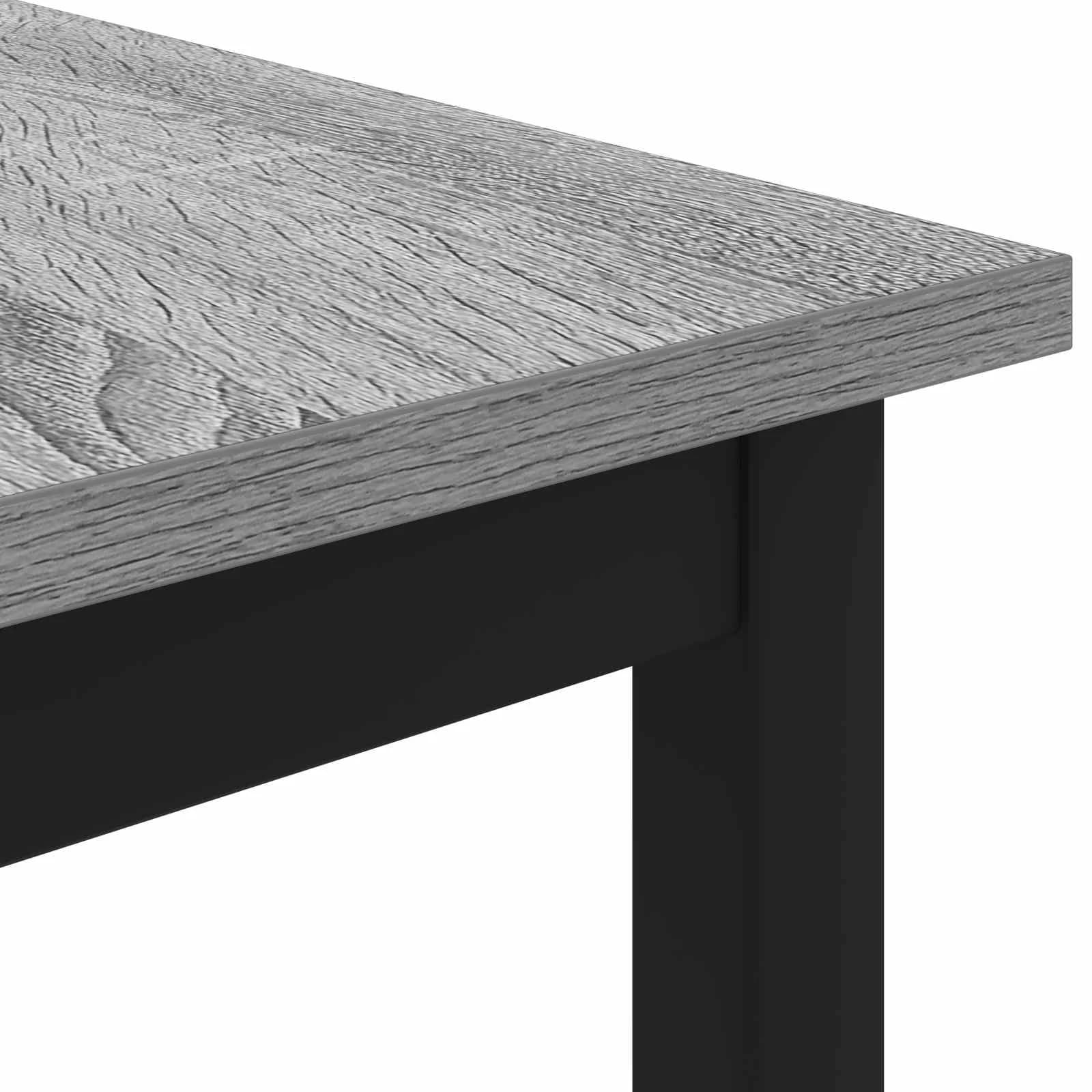 Klubska miza Siva Sonoma 100 x 50 x 45 cm Inženirski les - slika 7