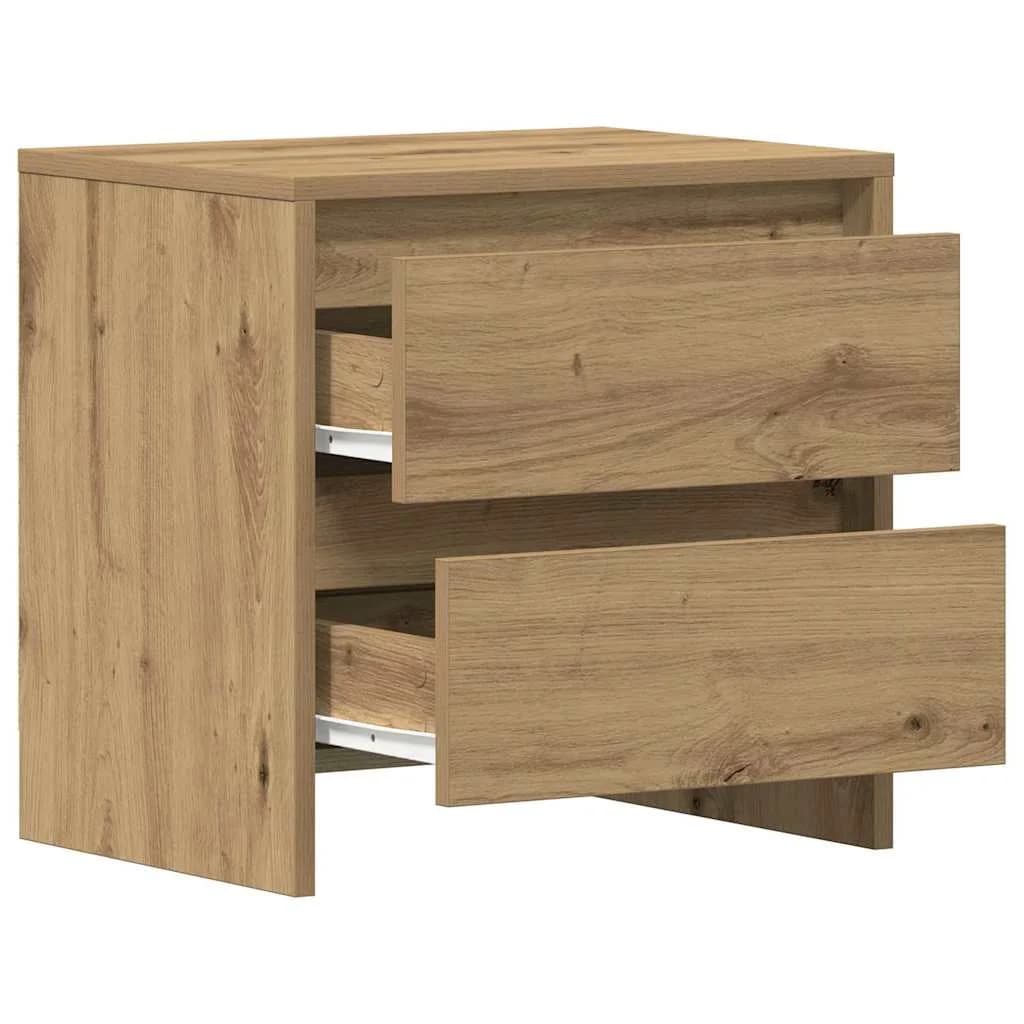 Nočna omarica Umetni hrast 45 x 34 x 44,5 cm Inženirski les - slika 5