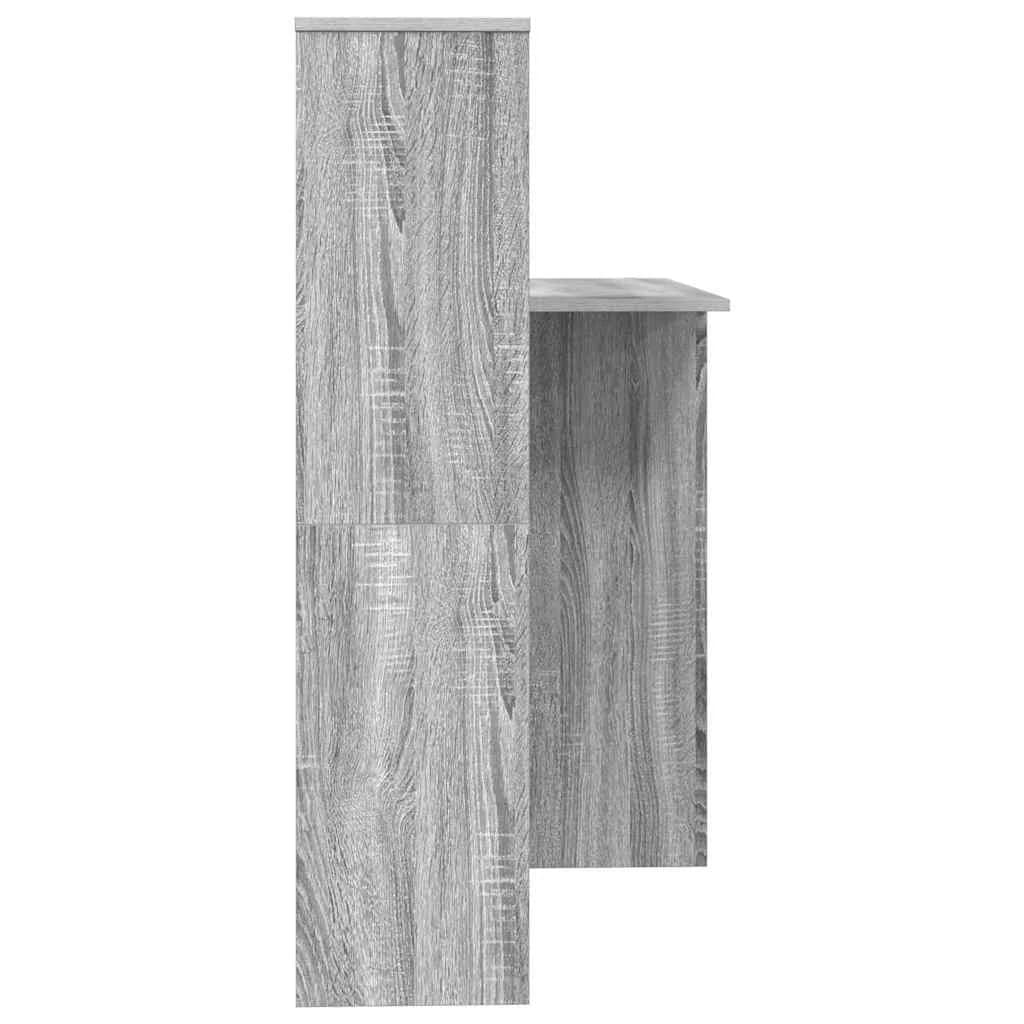 Miza Siva Sonoma Inženirski les 131,5 x 50 x 106,5 cm - slika 6