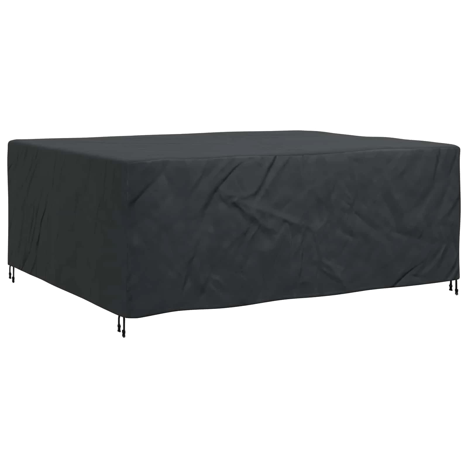 Prevleka za pohištvo Enobarvno Črna 250 x 210 x 90 cm 420D - slika 7