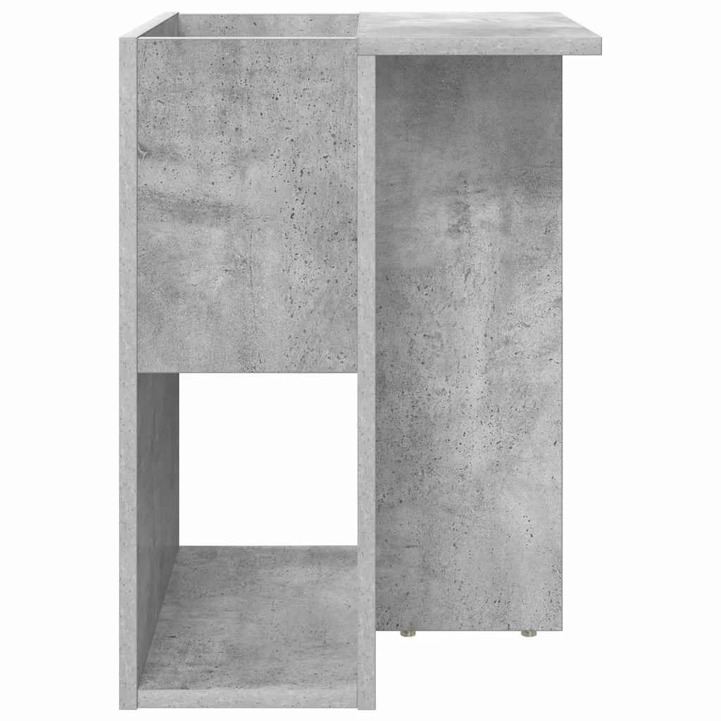 Stranska miza Betonsko siva 35 x 40 x 55 cm Inženirski les - slika 6