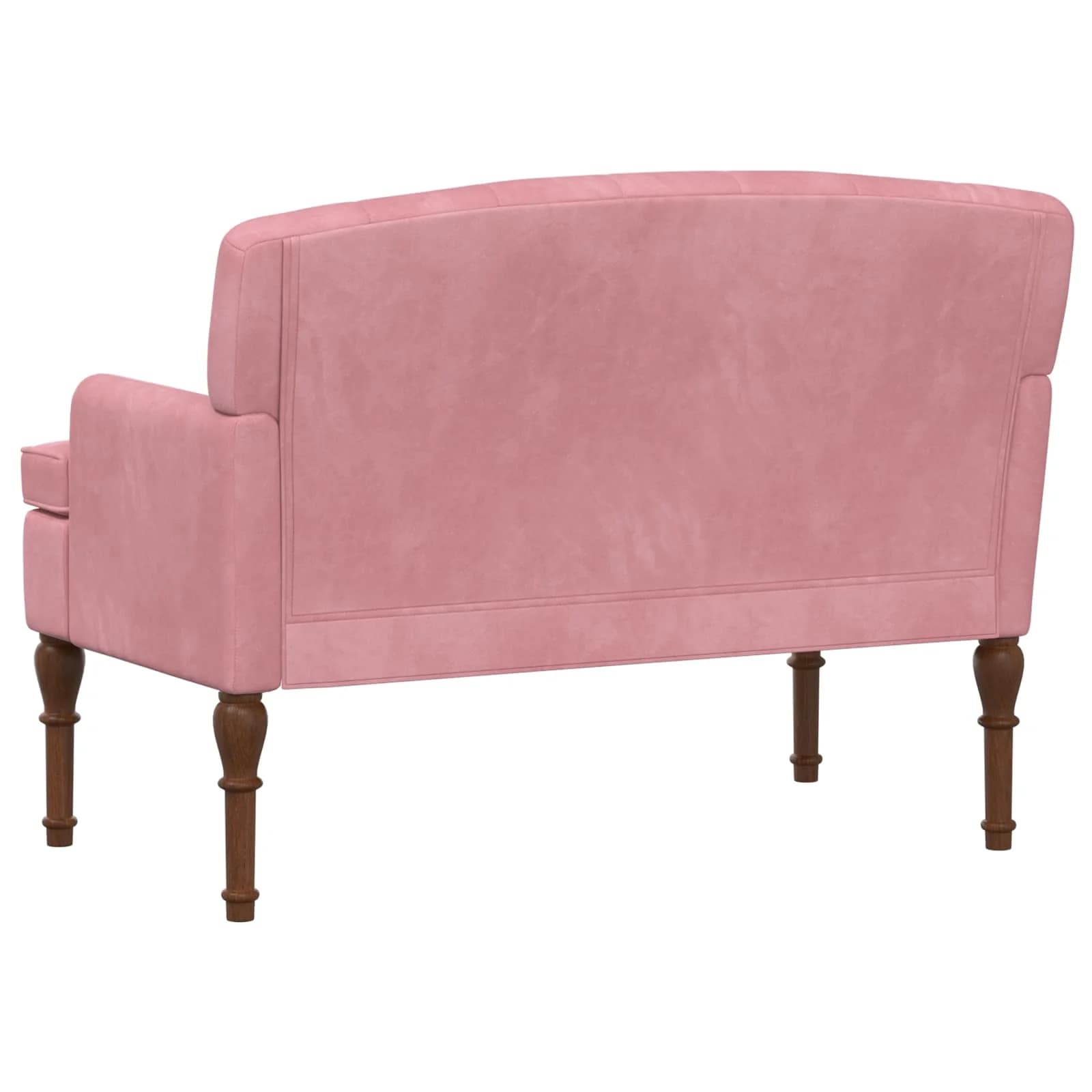 Dvojnica s gumbi Roza 111 x 65 x 79 cm Žamet - slika 5