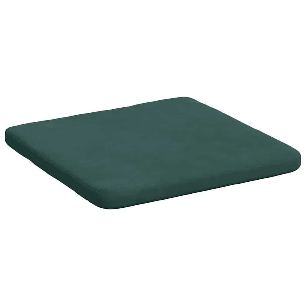 Sedežne blazine 4 kos Žamet Temno zelena 40 x 40 x 3 cm - slika 5