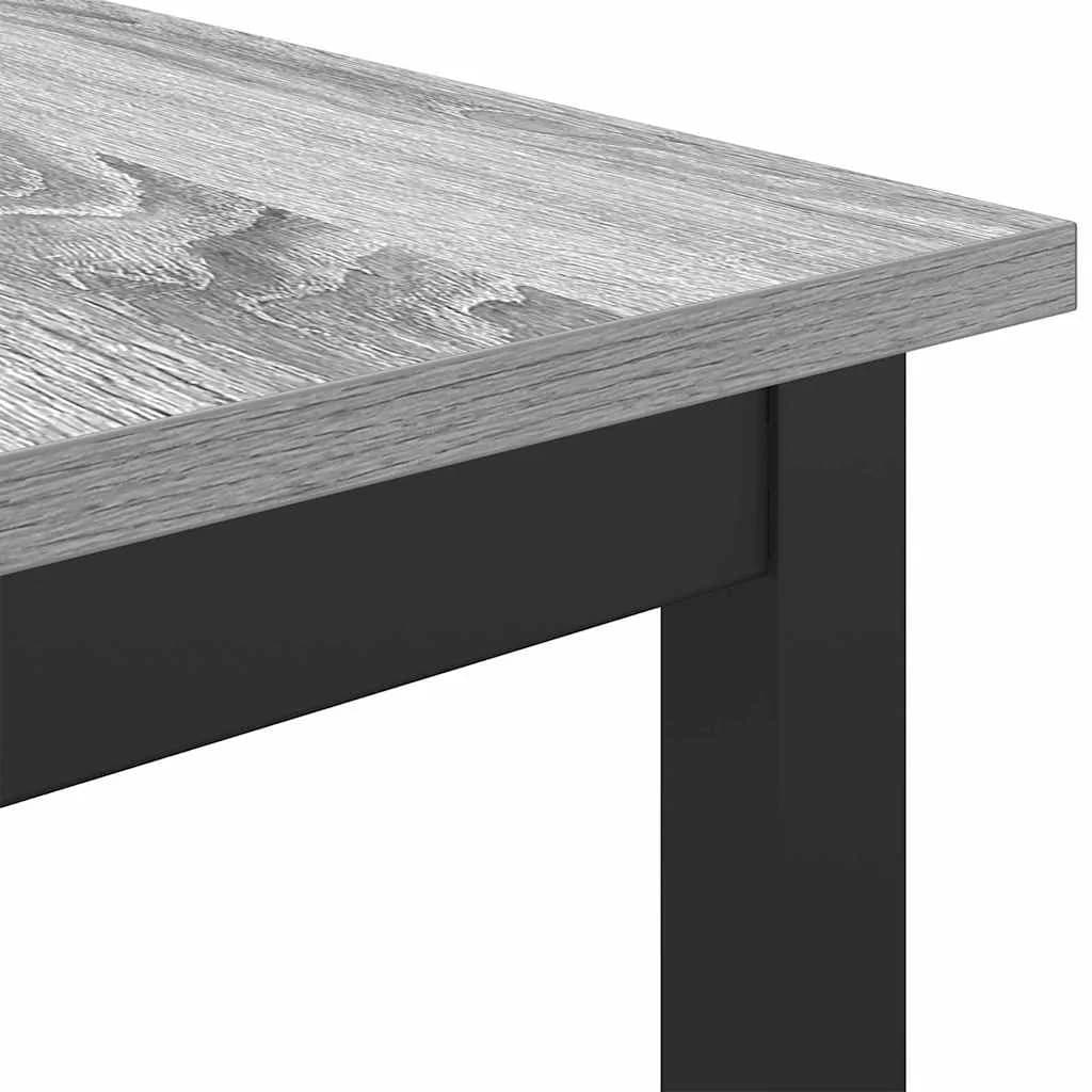 miza Siva Sonoma 100 x 50 x 90,5 cm Inženirski les in jeklo - slika 8