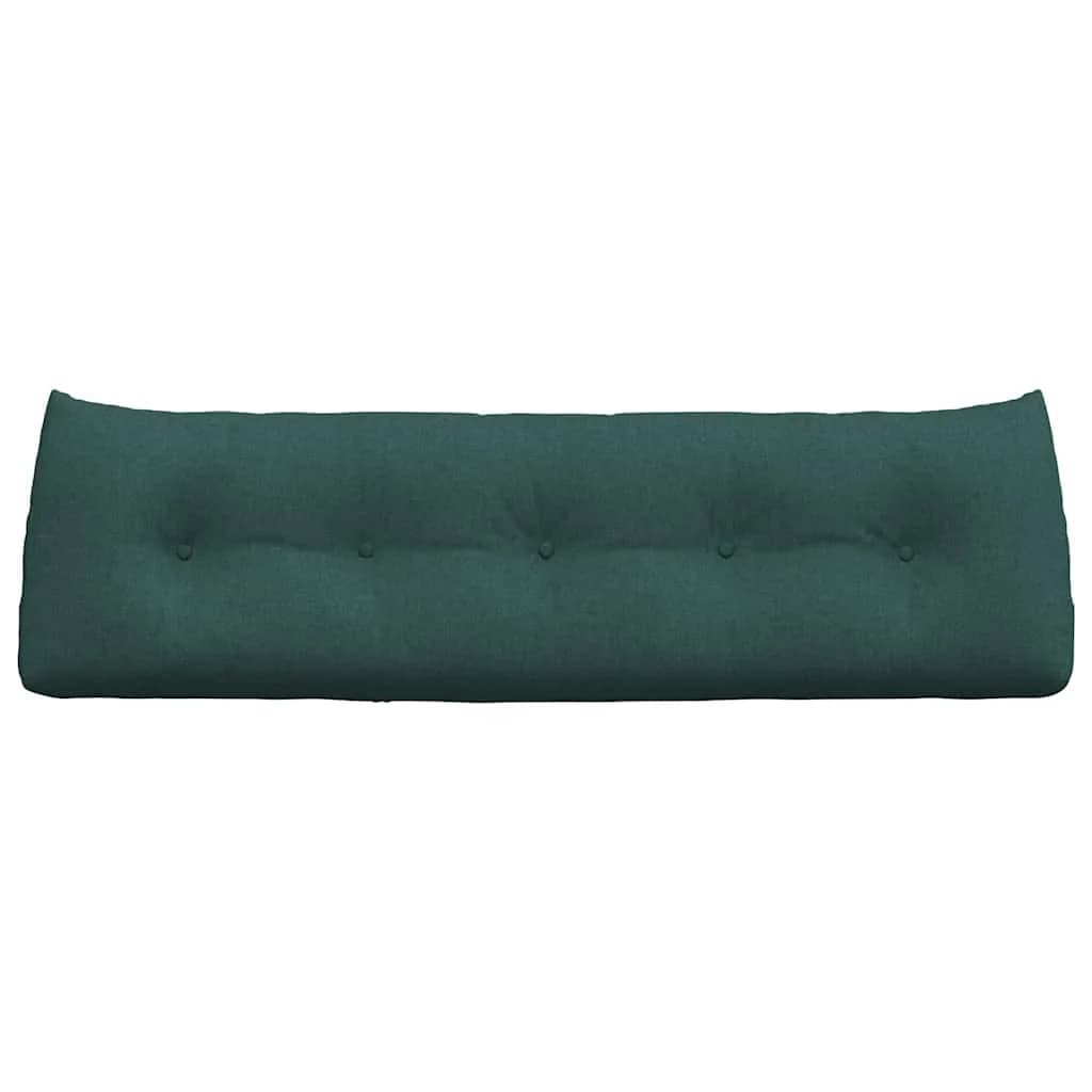 Poglavni vzglavnik Temno zelena 160 x 24 x 50 cm blago - slika 6