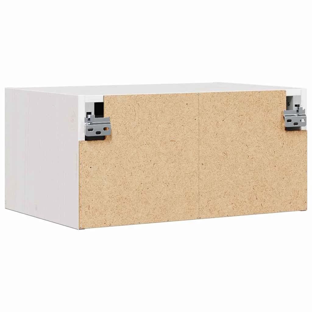 Nočna omarica 2 kos Bela 50 x 32,5 x 24 cm Trdna borovina - slika 9