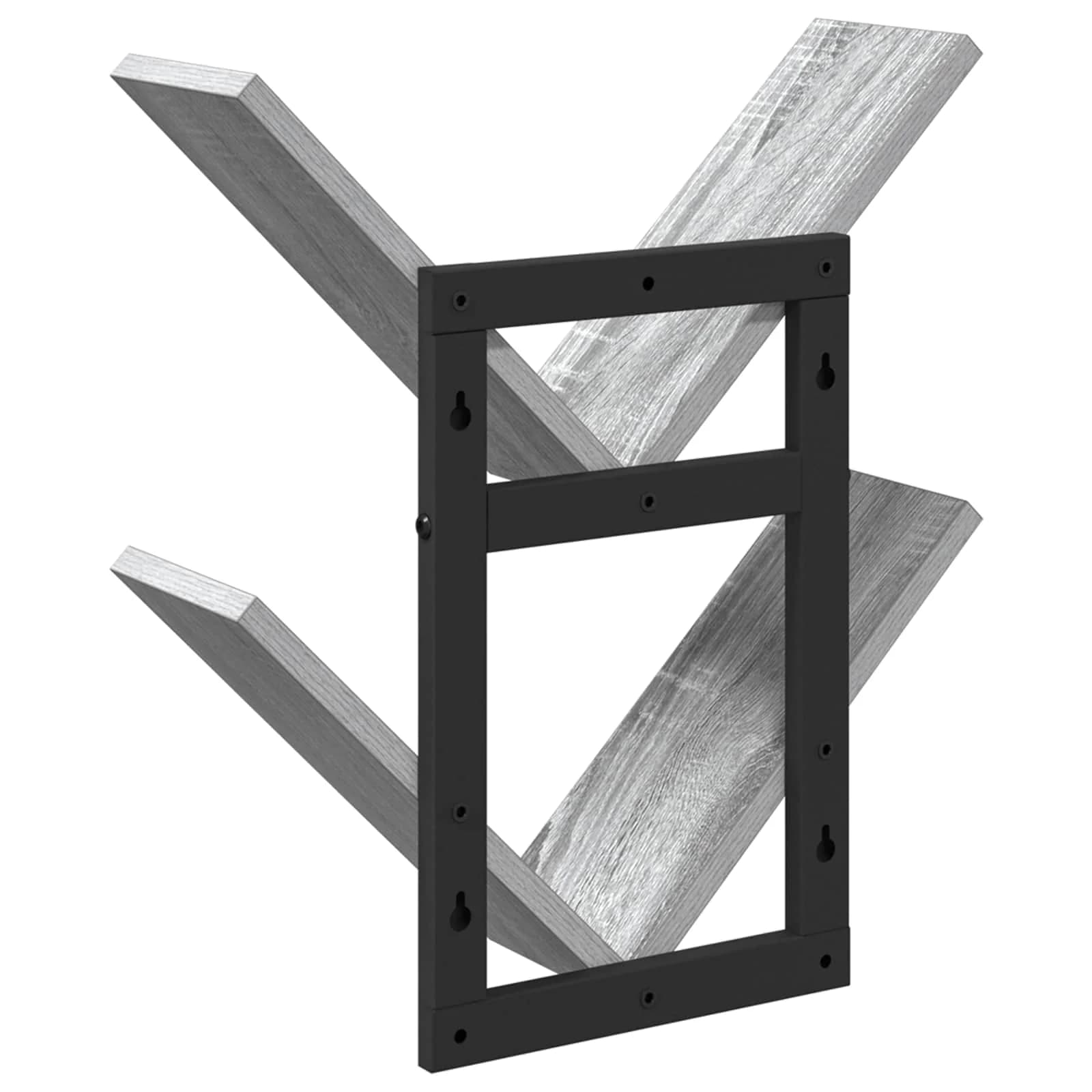 PrFloating Shelf 2 kos Siva Sonoma 43 x 15 x 47 cm - slika 6