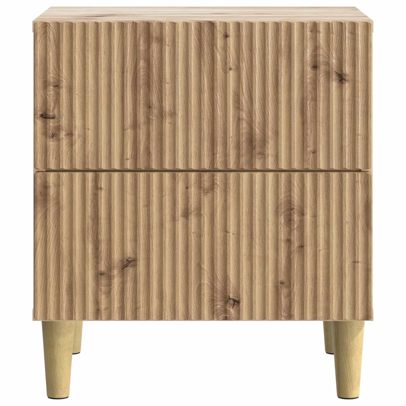 Nočna omarica Artisan hrast 43 x 34,5 x 48 cm Inženirski les - slika 5