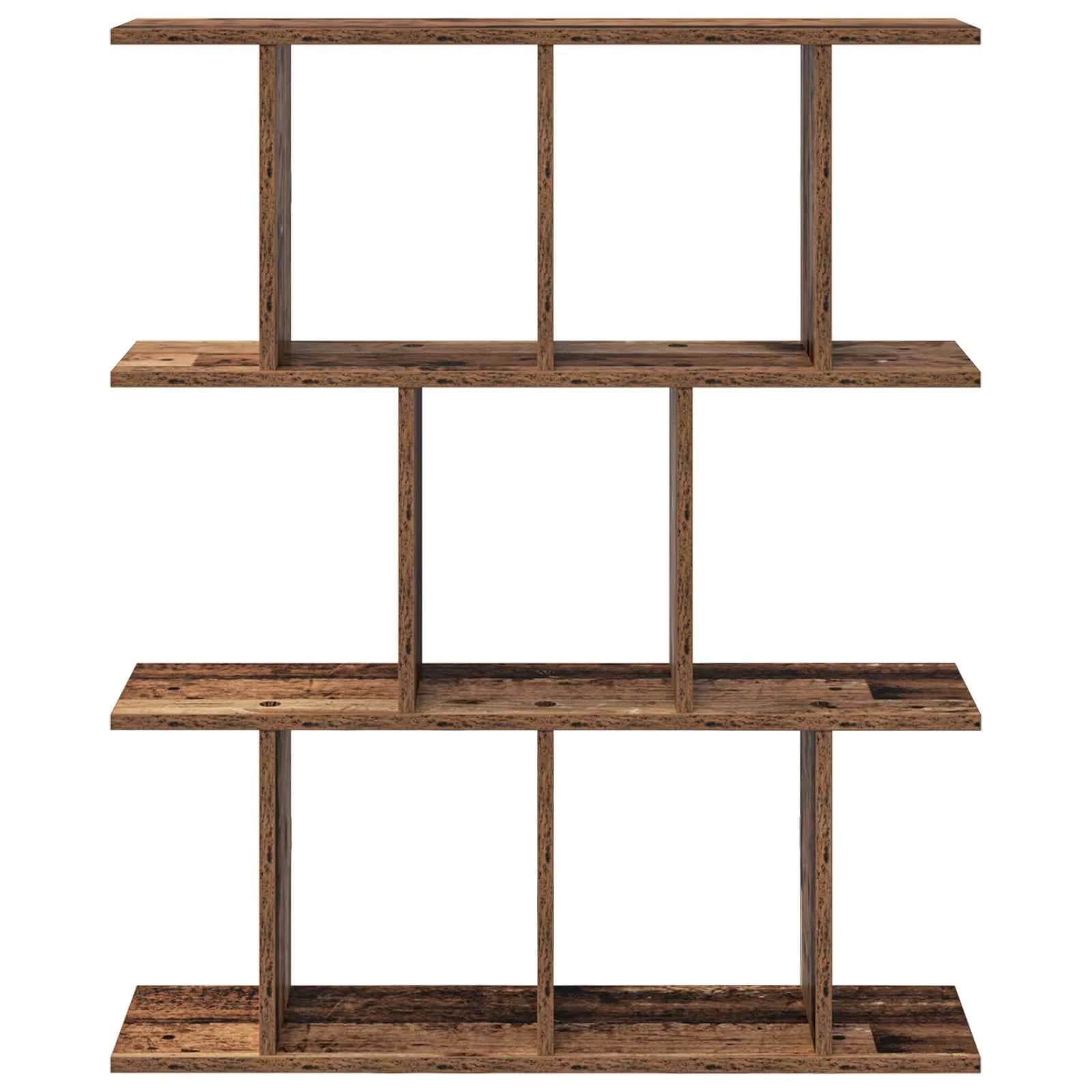 Stenska polica Star les 102 x 20 x 96 cm Inženirski les - slika 4