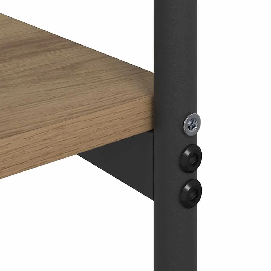Konzolna miza Umetni hrast 101 x 35 x 80,5 cm Inženirski les - slika 8