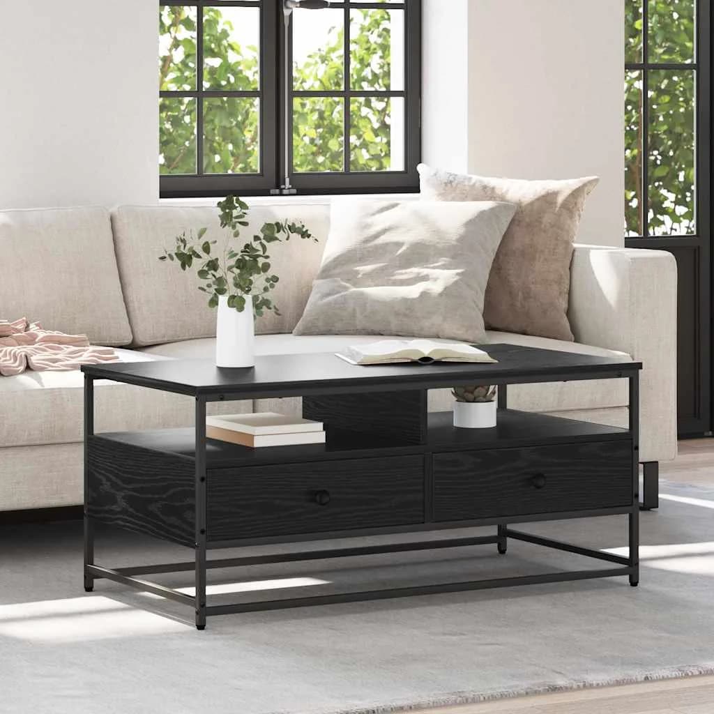 Klubska miza Črna Orehovina 100 x 51 x 45 cm Inženirski les