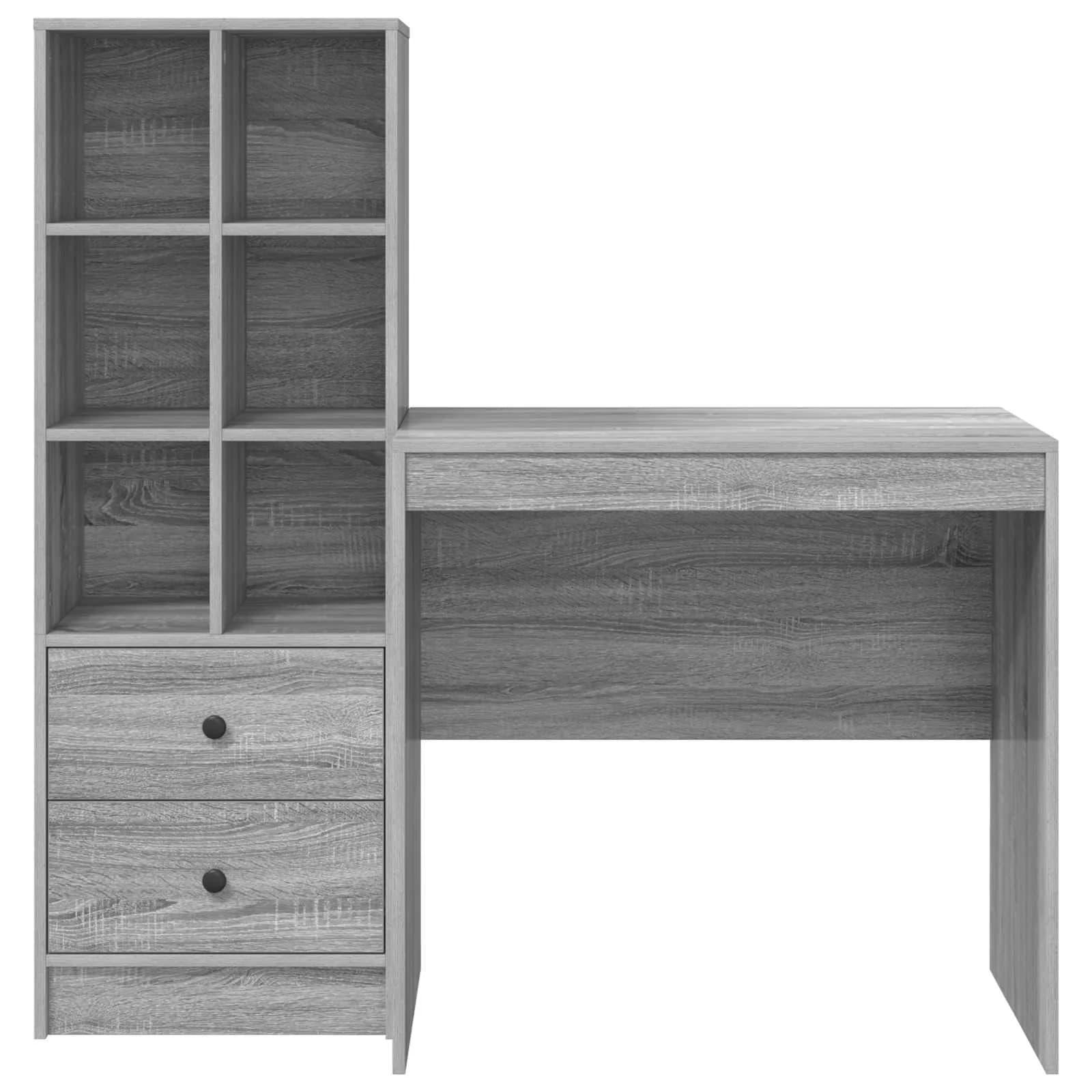 Miza Siva Sonoma 125,5 x 50 x 127 cm 2 kos - slika 8