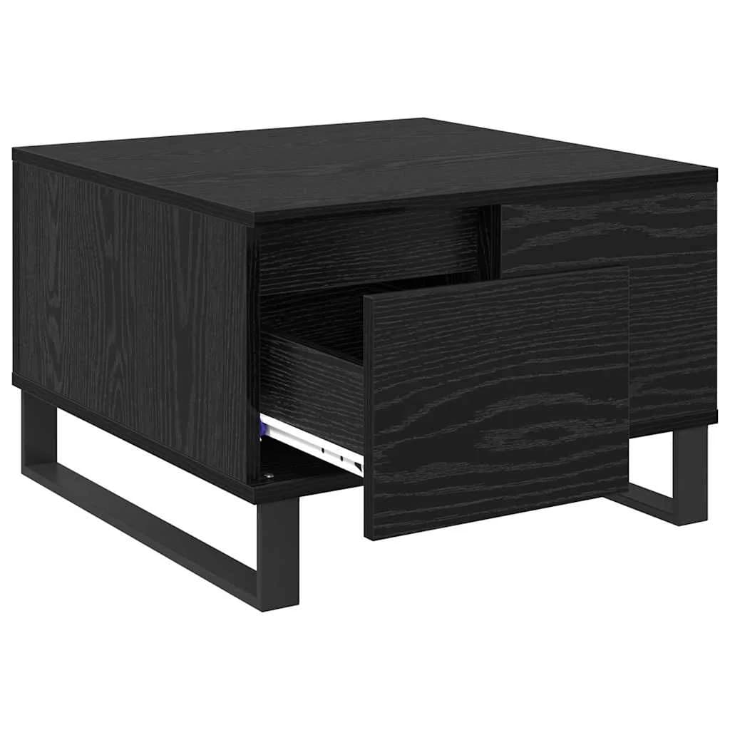Klubska miza Črna Orehovina 55 x 55 x 36,5 cm Inženirski les - slika 5