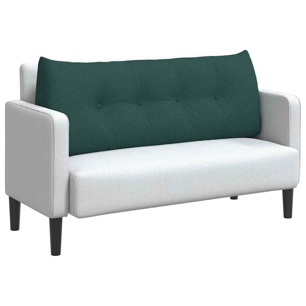 Poglavni vzglavnik Temno zelena 120 x 24 x 50 cm blago - slika 3