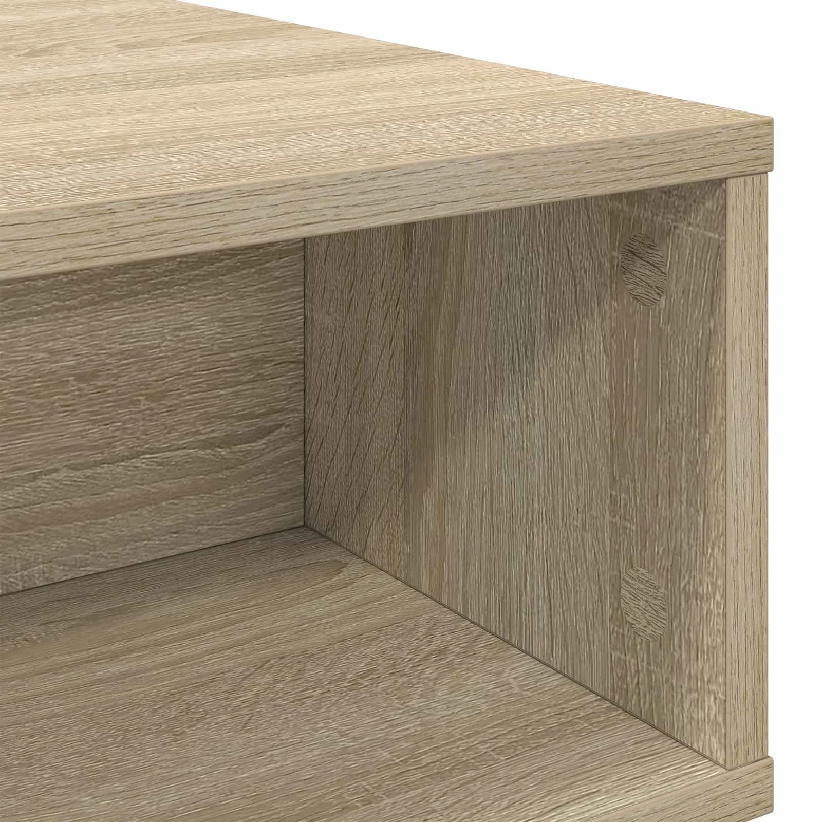 Klubska miza Sonoma hrast 100 x 46 x 35 cm Inženirski les - slika 8