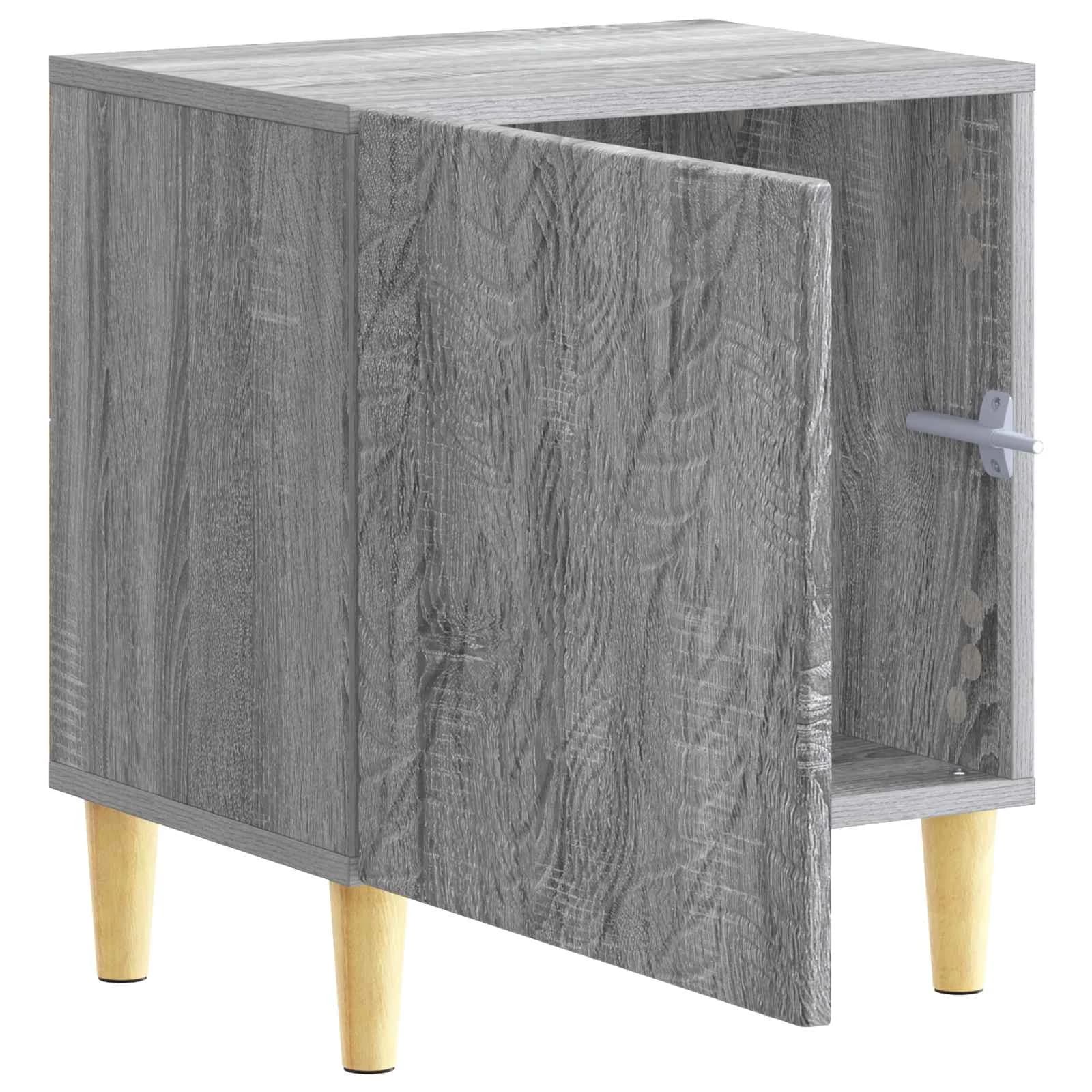 Nočna omarica 2 kos Siva Sonoma 43 x 34,5 x 50 cm - slika 5
