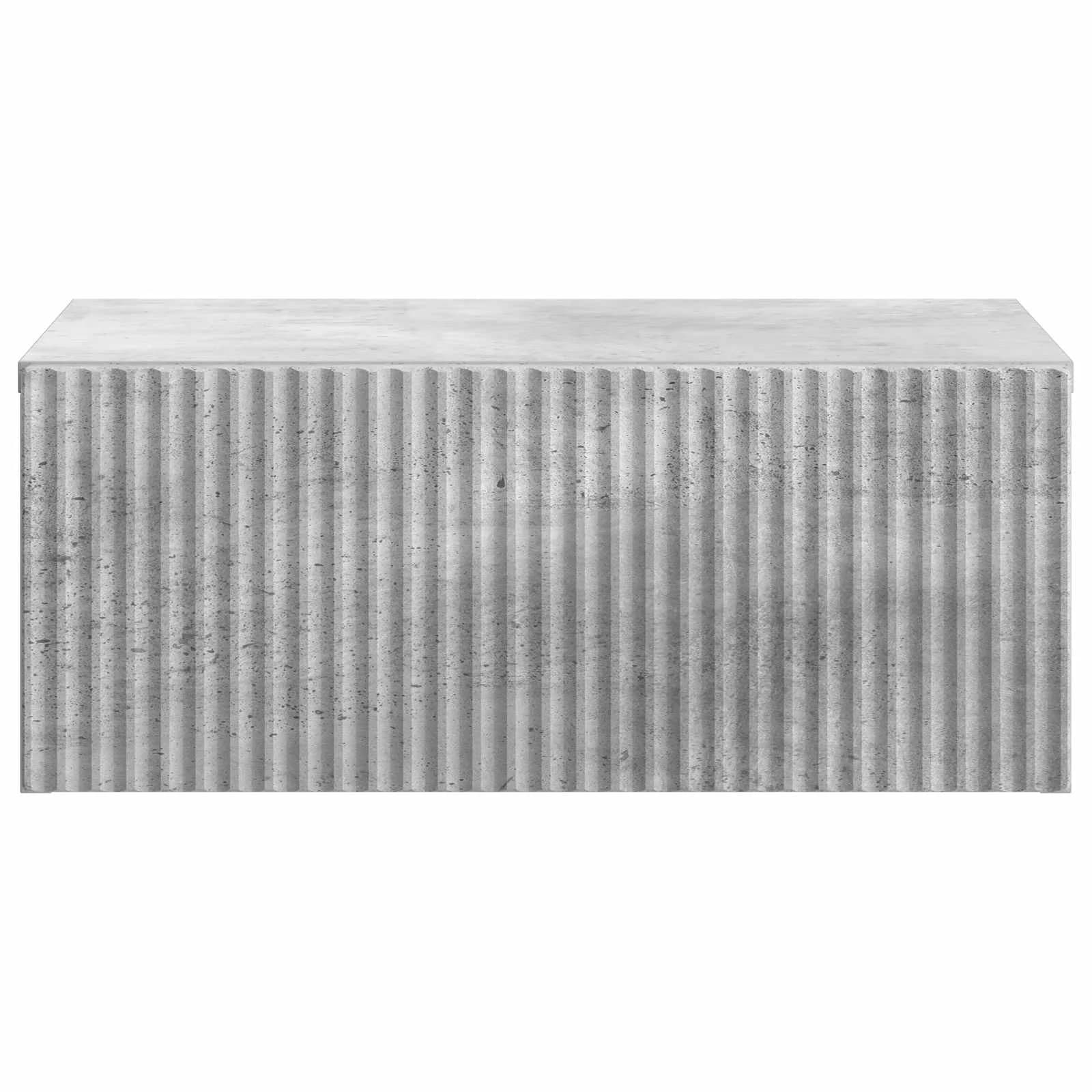 Stenski nočni omarici 2 kos Betonsko siva 49 x 34,5 x 20 cm - slika 7