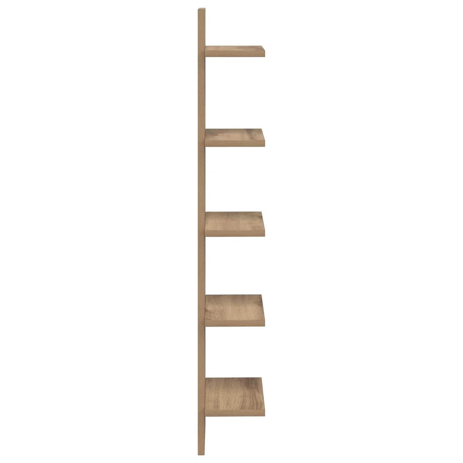 Stenska polica 2 kos Artisan hrast 22 x 15 x 100 cm - slika 5