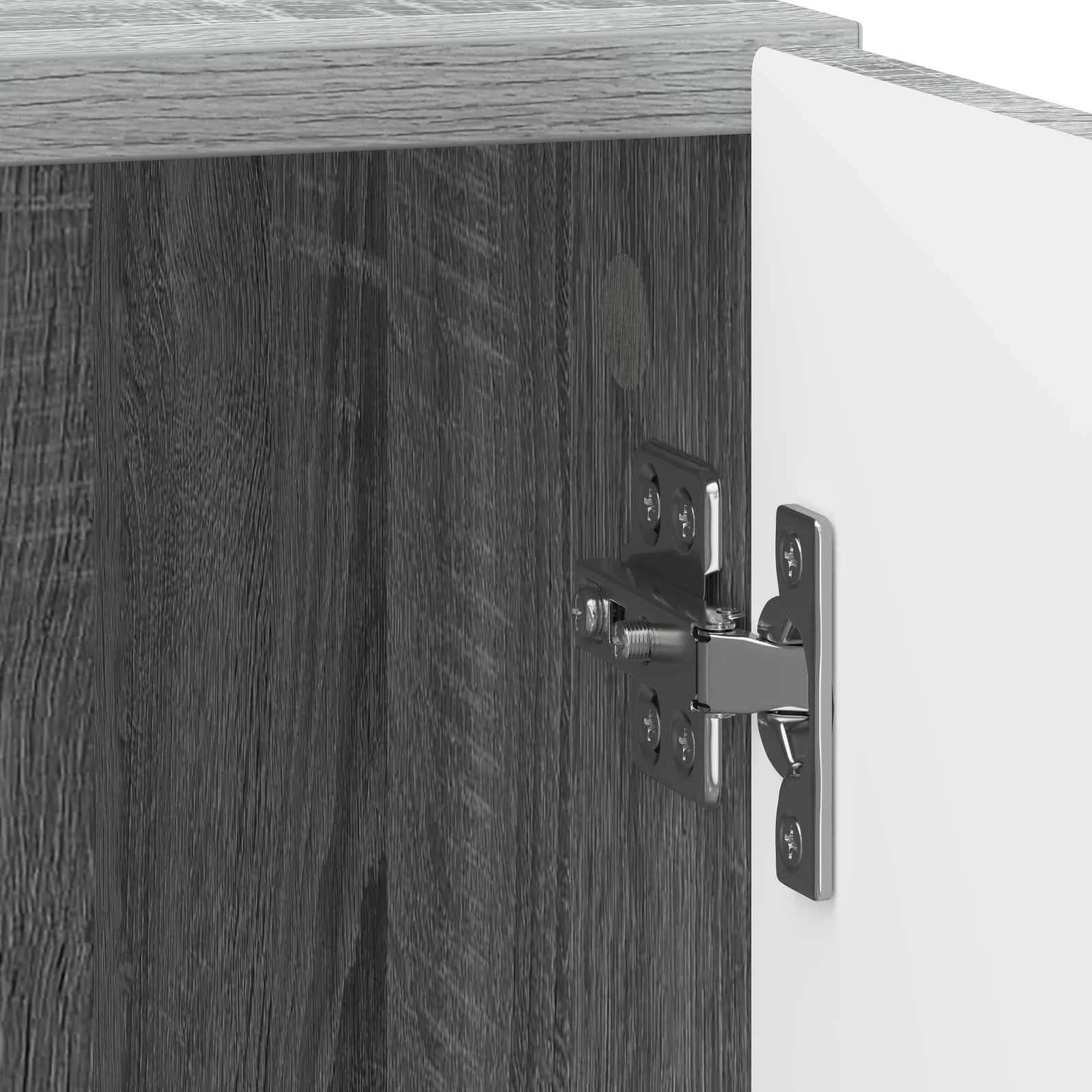 Nočna omarica 2 kos Siva Sonoma 43 x 34,5 x 50 cm - slika 11