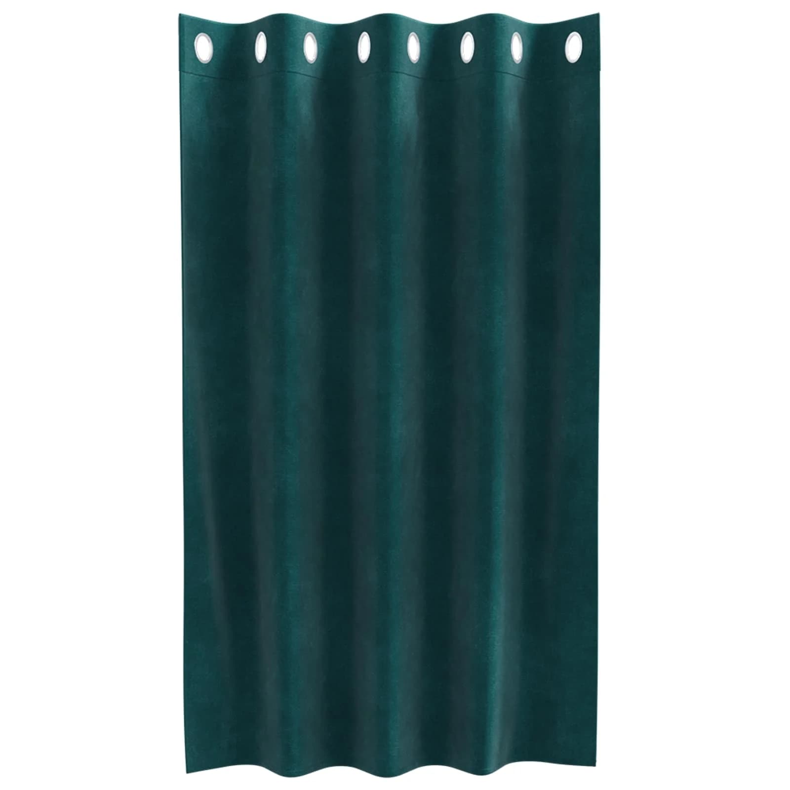 Zatemnitvene zavese 2 kos Temno zelena 140 x 140 cm Žamet - slika 4