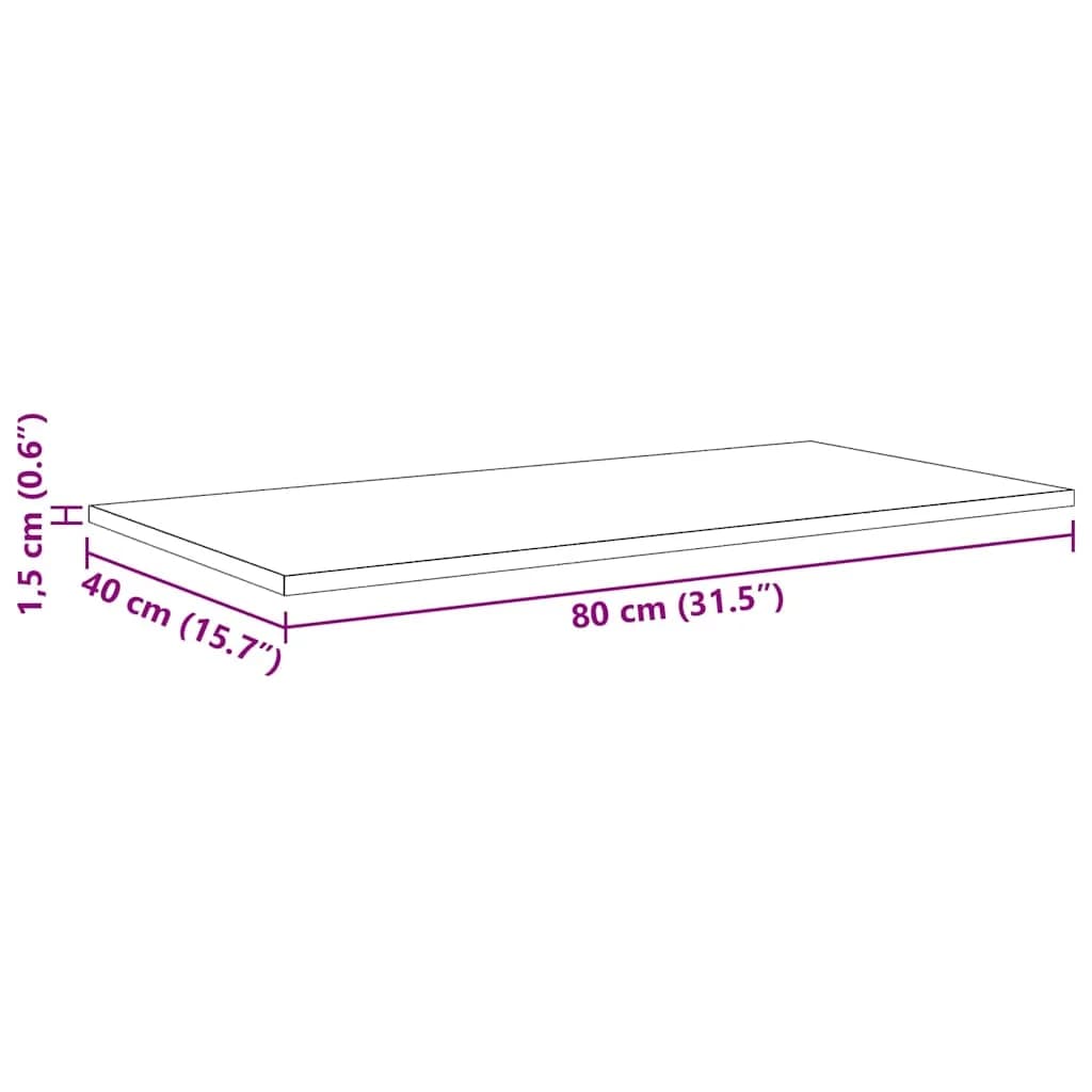Polica za knjige 3 nivojev 4 kos 80 x 40 x 1,5 cm Rjava - slika 12