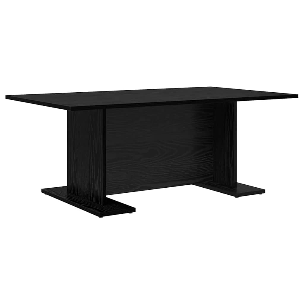 Klubska miza Črni hrast 103.5 x 60 x 40 cm Inženirski les - slika 7
