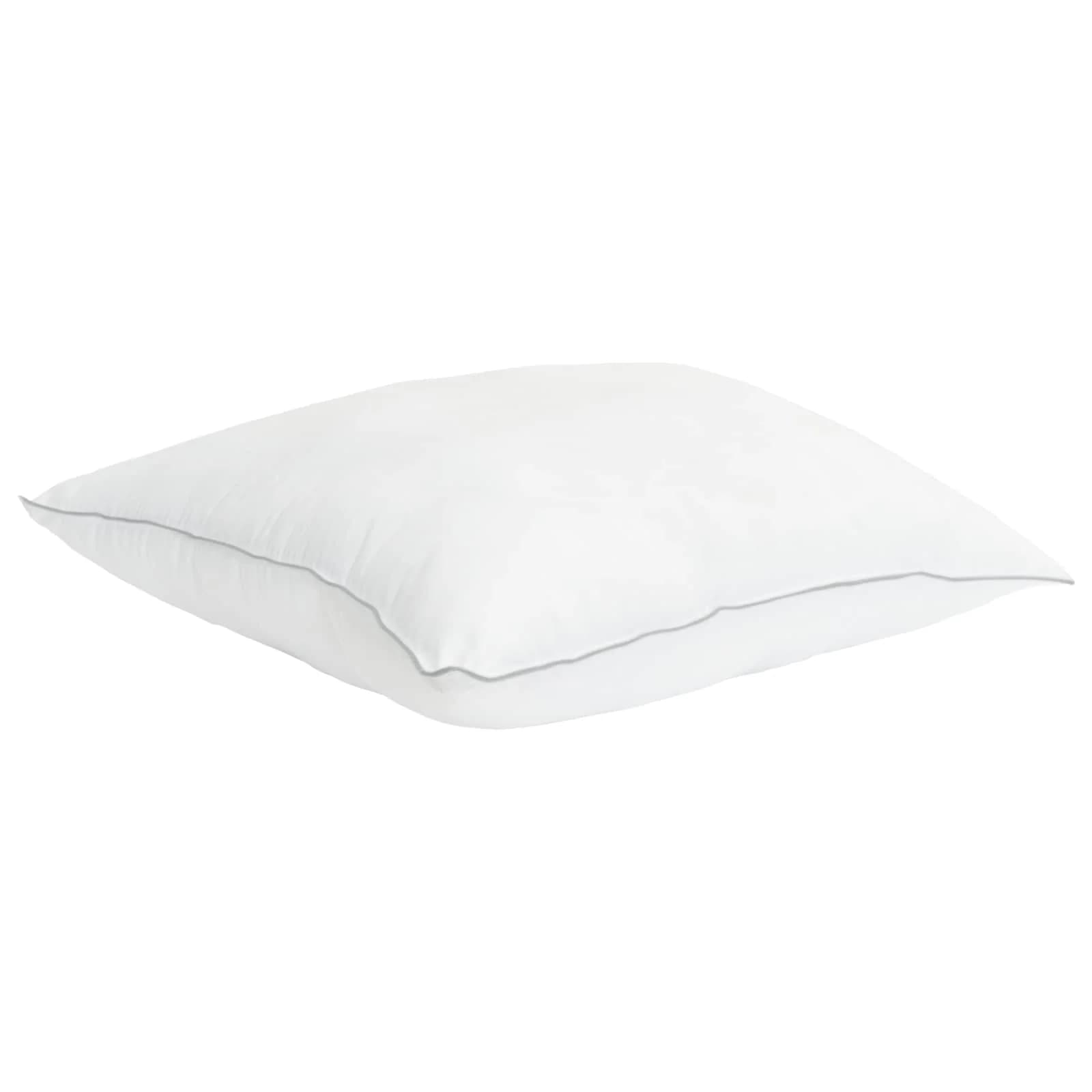 Vzglavnik 2 kos 60 x 60 cm Bambusova vlakna Bela - slika 2