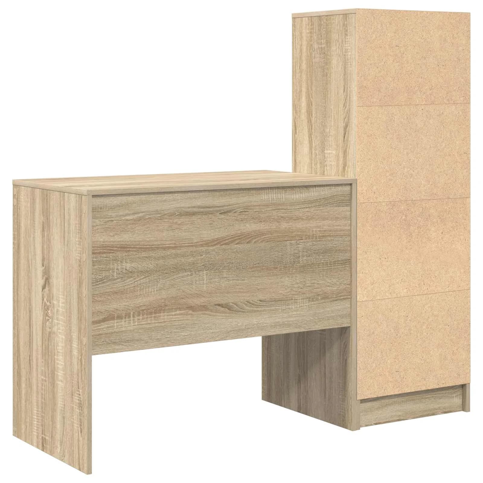Miza Sonoma hrast 135,5 x 50 x 127 cm 2 kos - slika 9