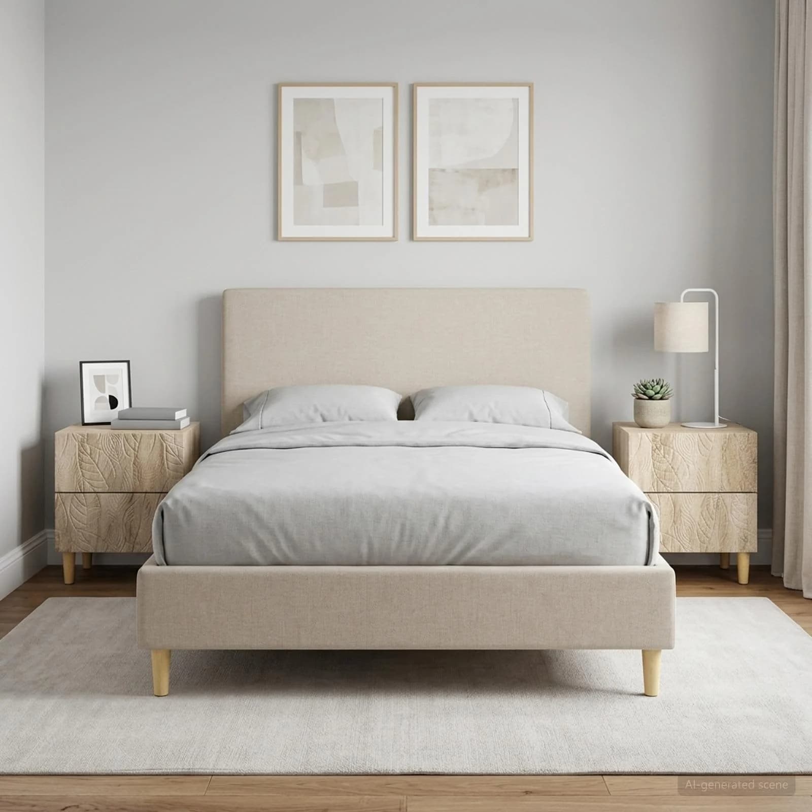 Nočna omarica 2 kos Sonoma hrast 43 x 34,5 x 48 cm